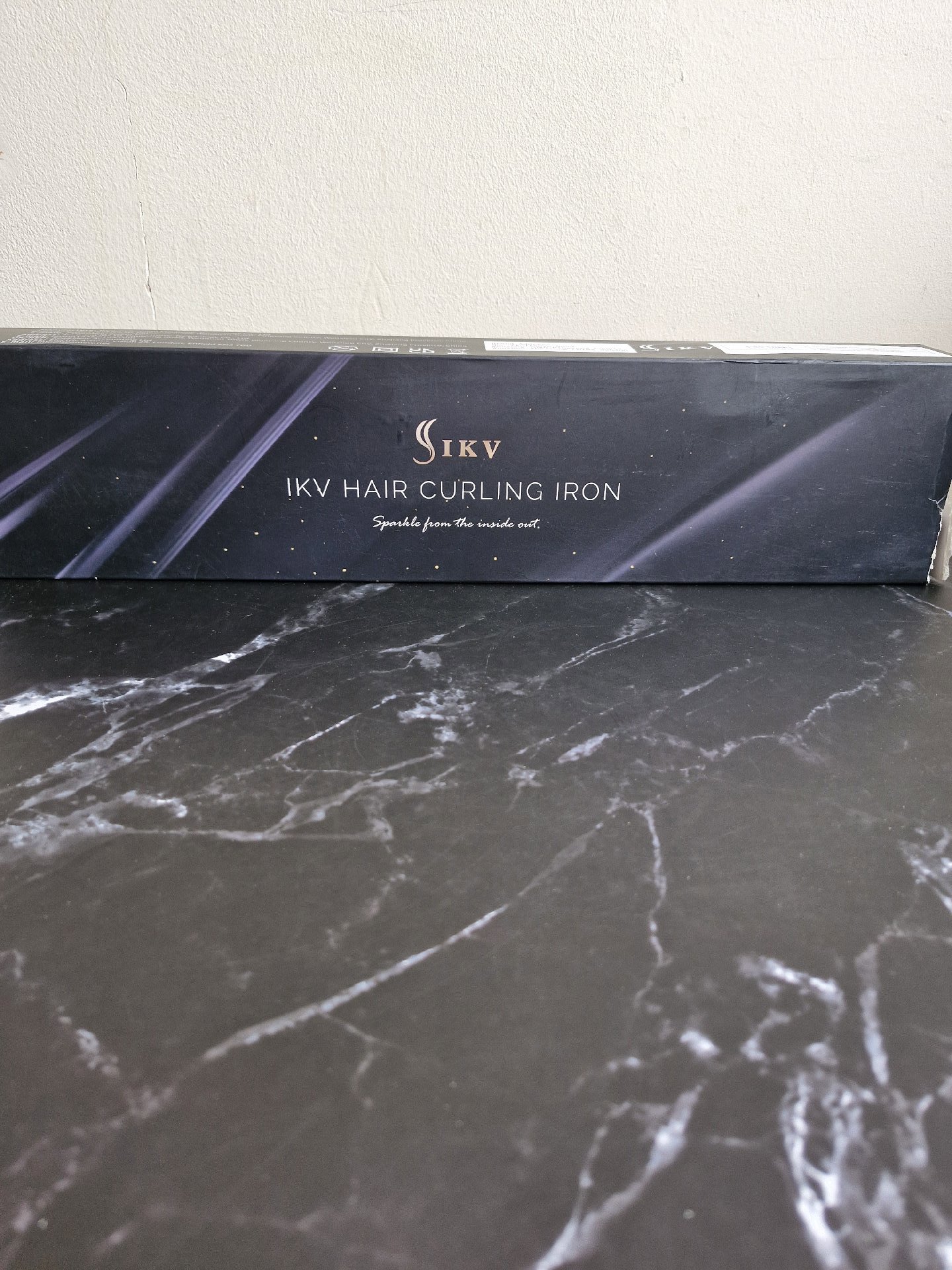 IKV Black Gold Curling Iron 3/4 Inch 19mm, Ikv, 3/4 inch 19mm, New condition — preloved on SilentSale®