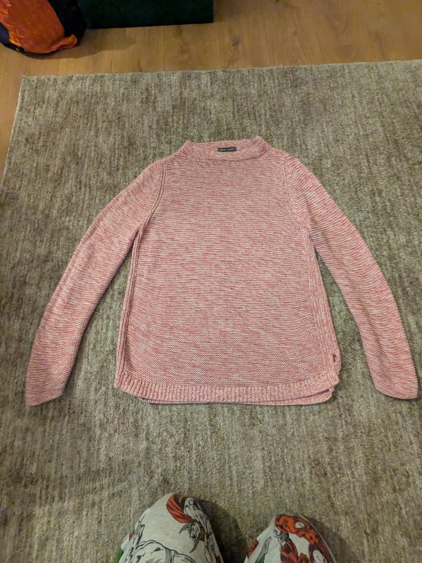 Laura Ashley Pink Knitted Jumper Sweater – UK 14, Laura Ashley, 14, Excellent condition — preloved on SilentSale®