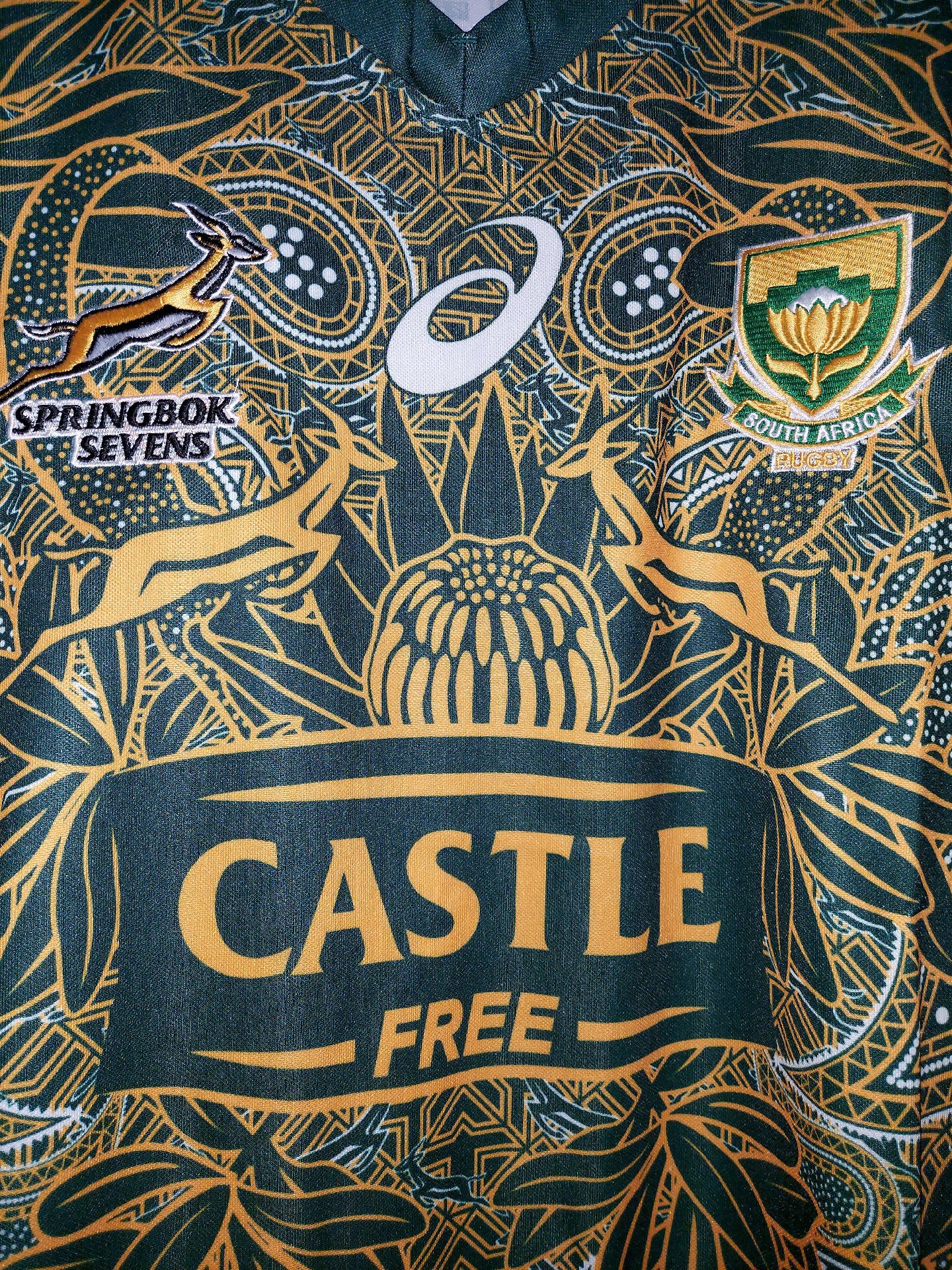 SOUTH AFRICA 🇿🇦 RUGBY, SPRINGBOK 7s 2018 SHIRT. SIZE LARGE., SOUTH AFRICA, L, New condition — preloved on SilentSale®