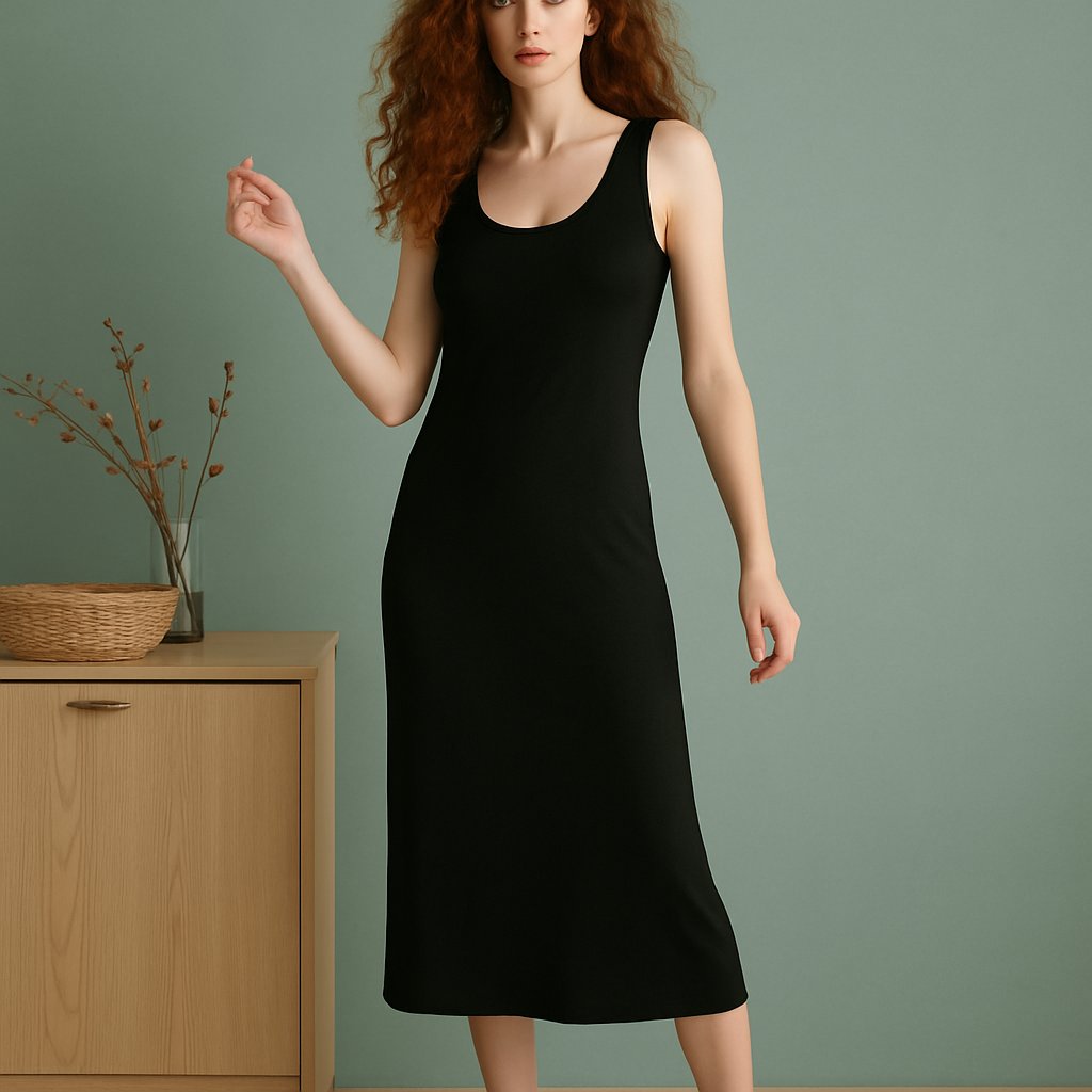 Simply Be Black Ribbed Midi Dress – Size 10, Simply Be, 10, New condition — preloved on SilentSale®