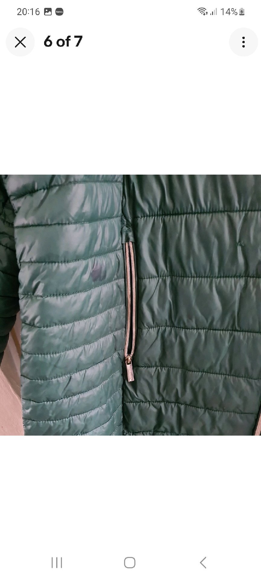 Michael kors green coat 2xl great condition slight mark on arm see pic, Michael Kors, XXXL, Good condition — preloved on SilentSale®