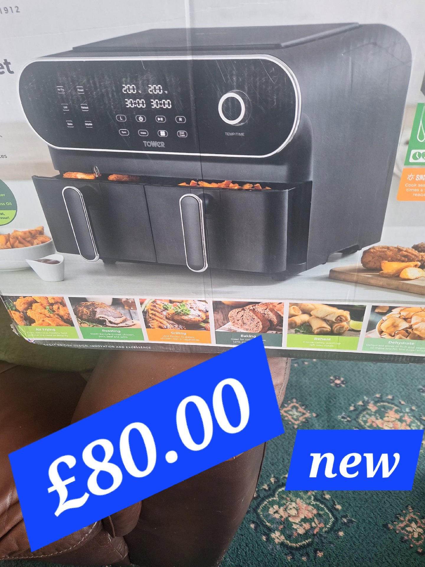 Air Fryer , Tower, One Size, New condition — preloved on SilentSale®
