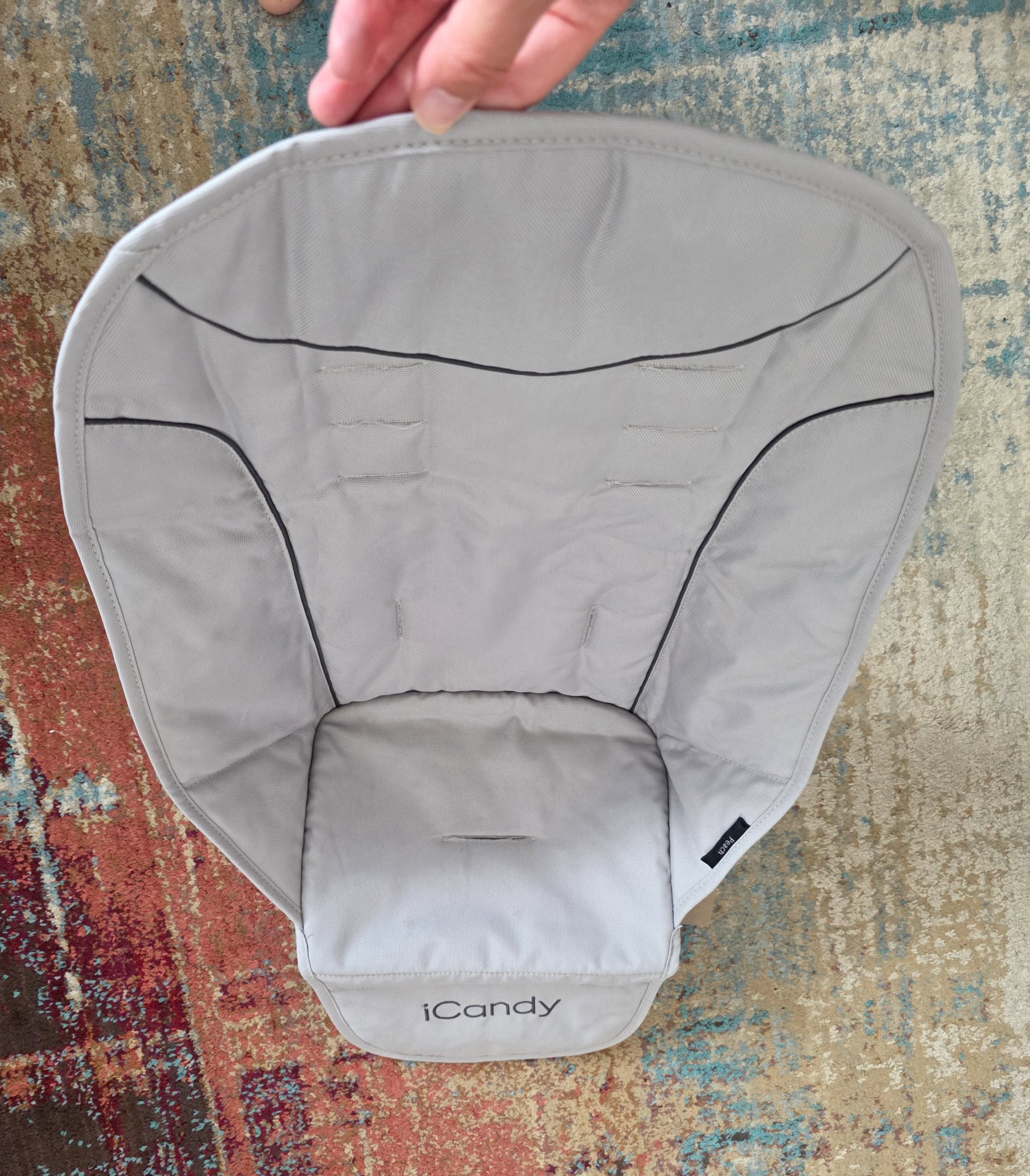 iCandy Grey Pushchair Seat Liner, iCandy, One Size, Excellent condition — preloved on SilentSale®