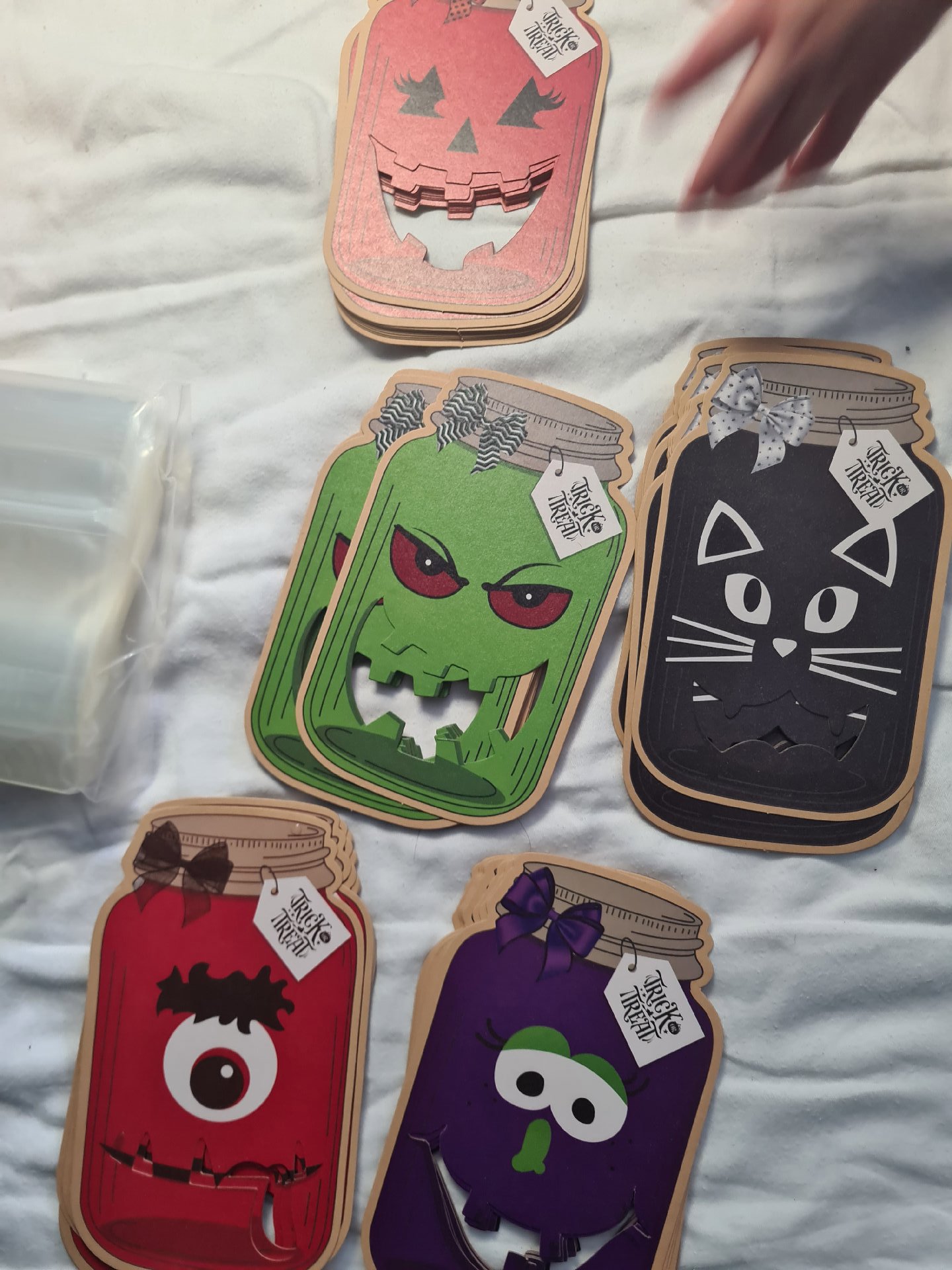 Halloween Mason Jar Cards with Gift Bags - 50pcs, Other, One Size, New condition — preloved on SilentSale®
