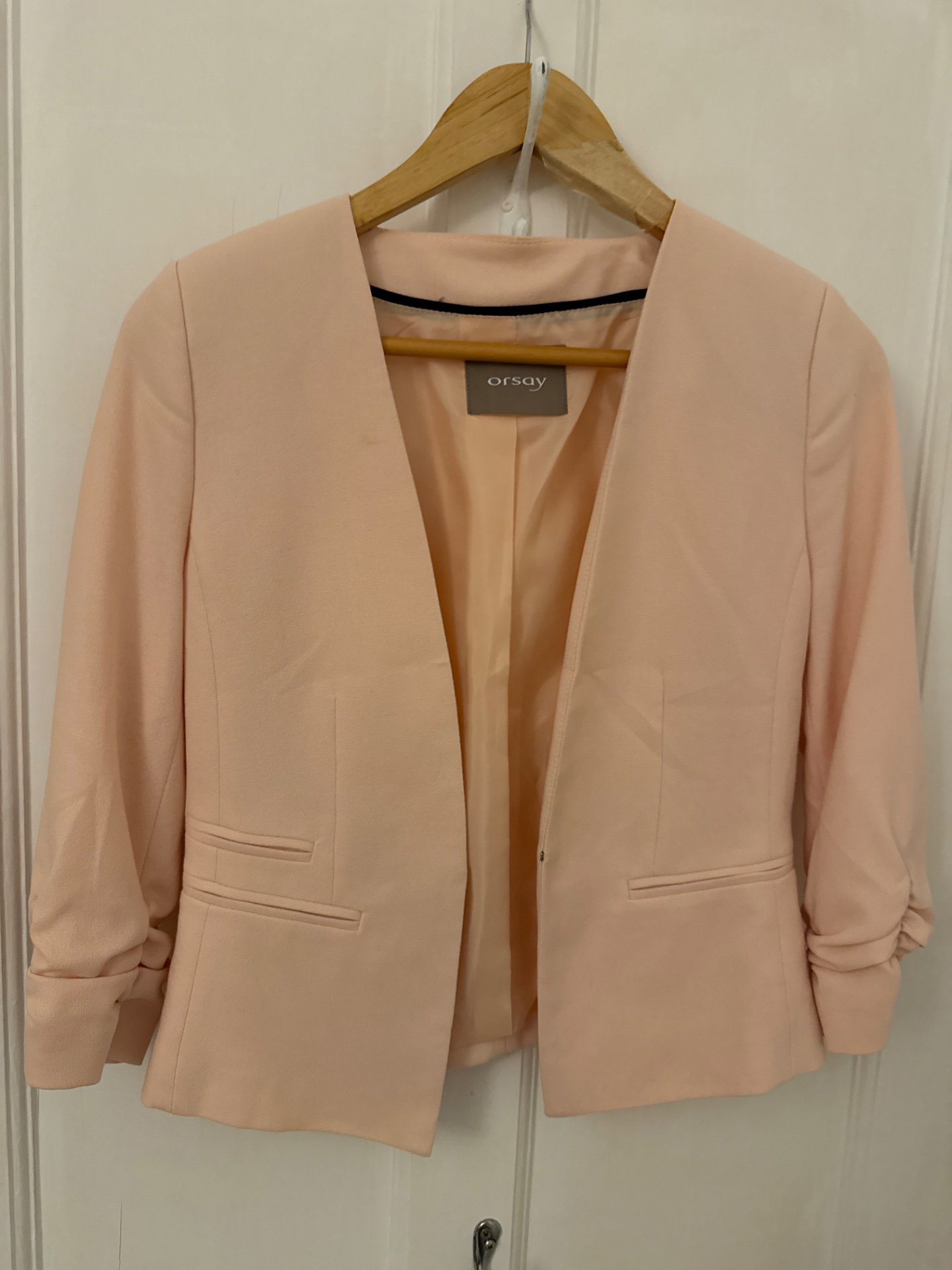 Orsay Pink Open Front Blazer Jacket, ORSAY, S, Excellent condition — preloved on SilentSale®