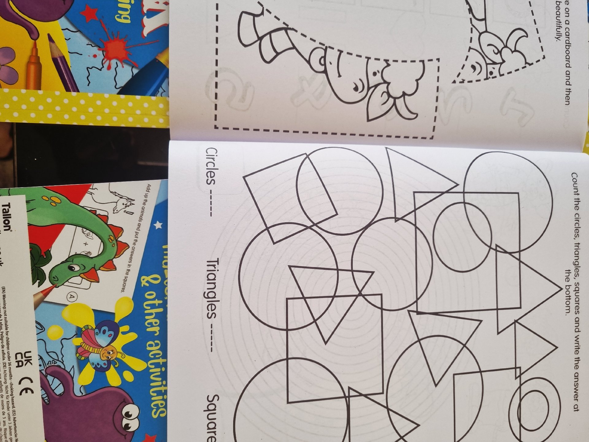 Activity books for kids, Tallon, Small, New condition — preloved on SilentSale®