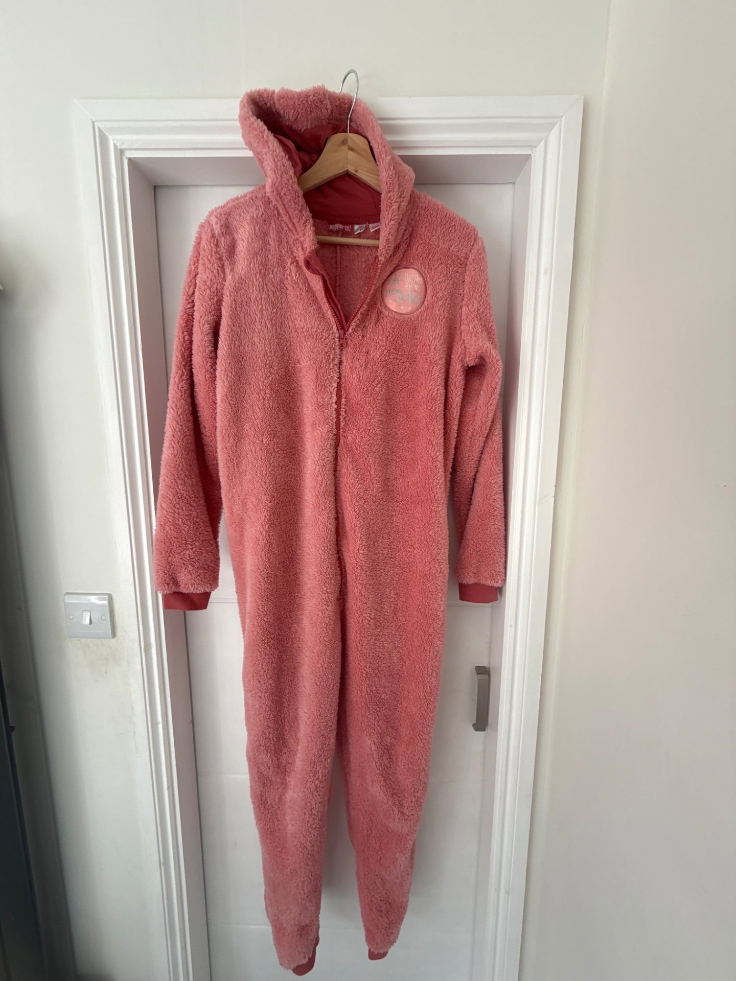 Onesie! pink Fleece Size 158/164, Pepperts!, 14 years, Excellent condition — preloved on SilentSale®