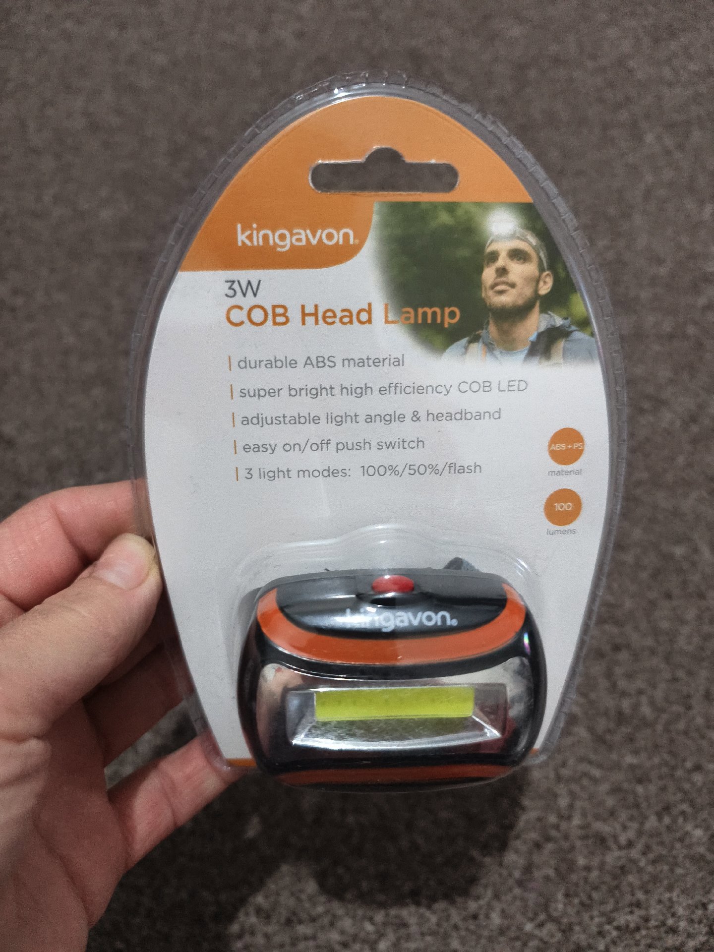 Kingavon 3W COB Head Lamp, Kingavon, One Size, New condition — preloved on SilentSale®