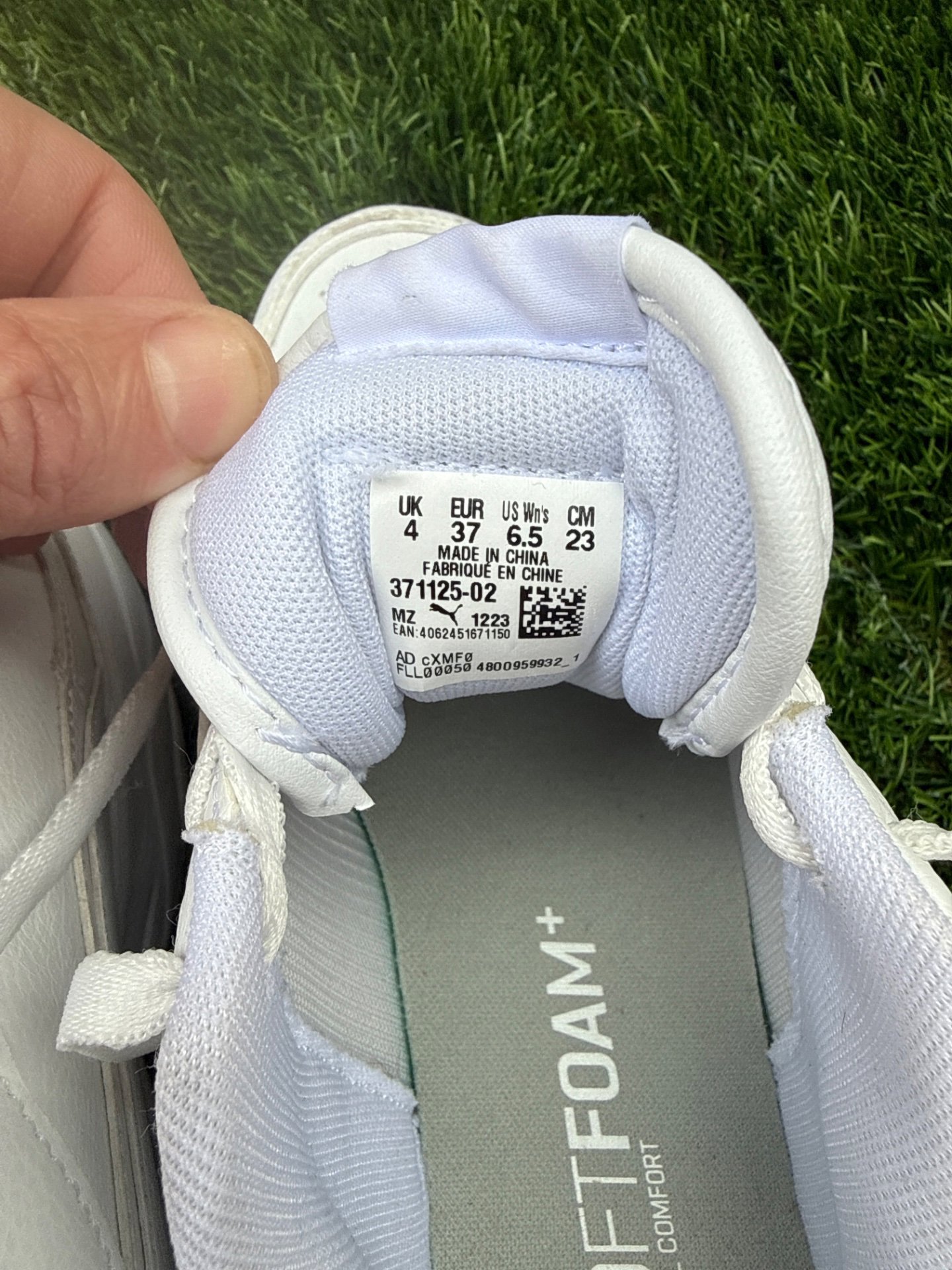 White Puma Sneakers UK4, Puma, 4, Excellent condition — preloved on SilentSale®