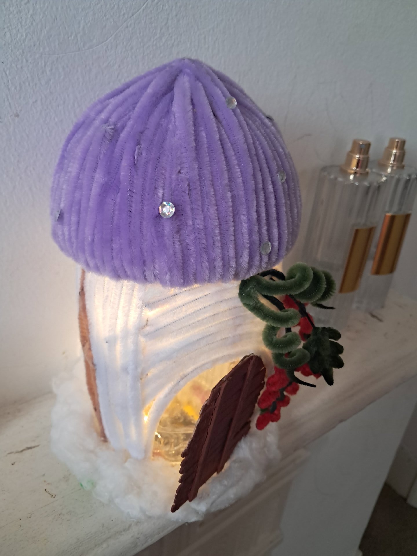 Purple Mushroom Fairy Light Decoration, Unbranded, Medium, Like New condition — preloved on SilentSale®