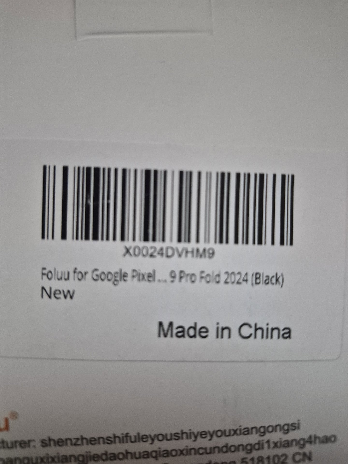 Foluu Black Phone Case for Google Pixel 9 Pro Fold 2024, Foluu, One Size, New condition — preloved on SilentSale®
