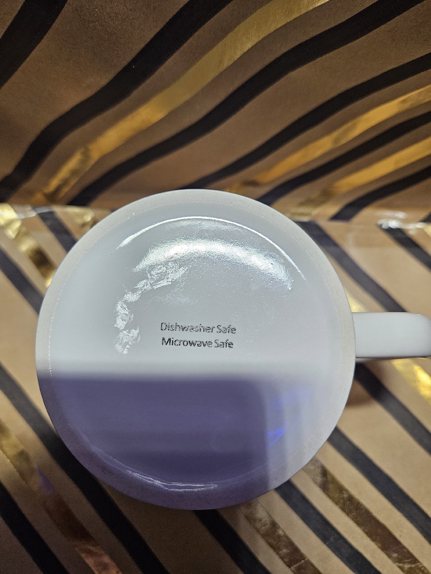 White Ceramic Coffee Mug with 'Fueled by Iced Coffee & Anxiety' Print, Unbranded, One Size, New condition — preloved on SilentSale®