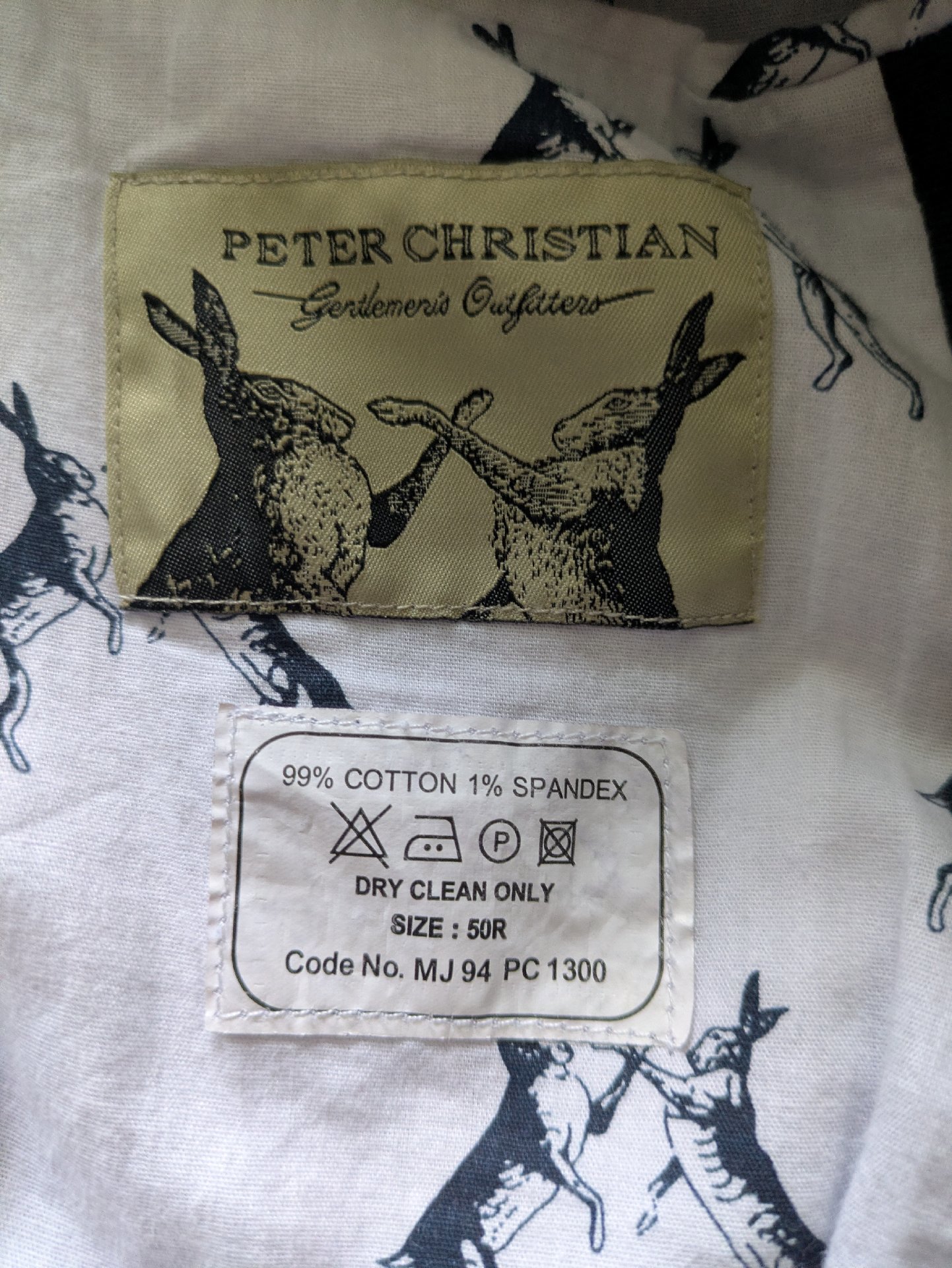 Peter Christian Navy Cotton Blazer Jacket – 50R, Peter Christian, 50R, Excellent condition — preloved on SilentSale®