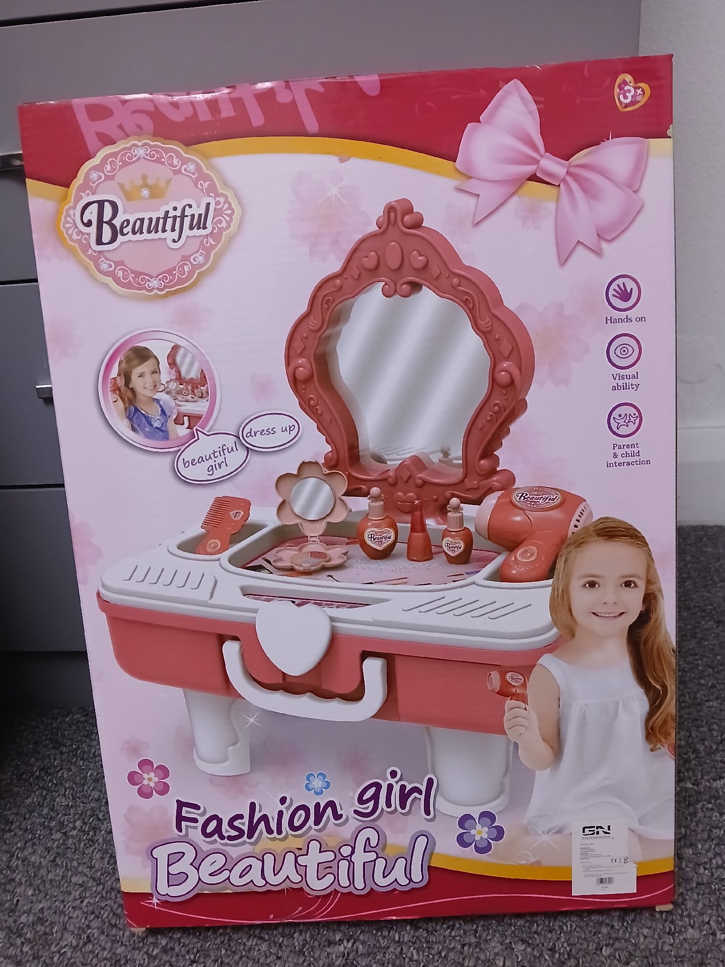 Fashion Girl Beautiful 2-in-1 Kids Vanity Playset, GN Toys, age 3, New condition — preloved on SilentSale®