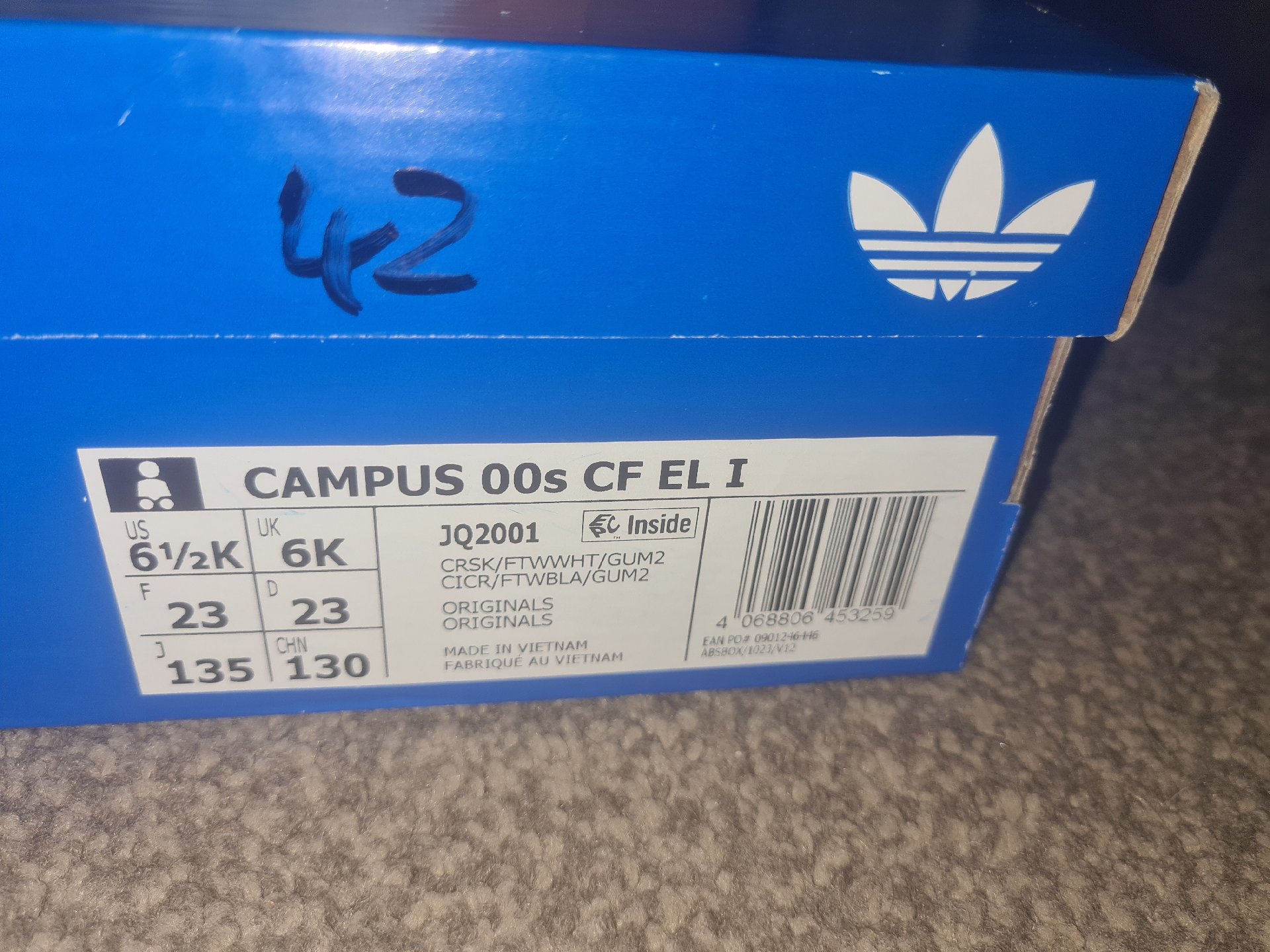 Adidas Campus 00s CF EL I Light Blue Trainers – UK 8, Adidas, 8, New condition — preloved on SilentSale®