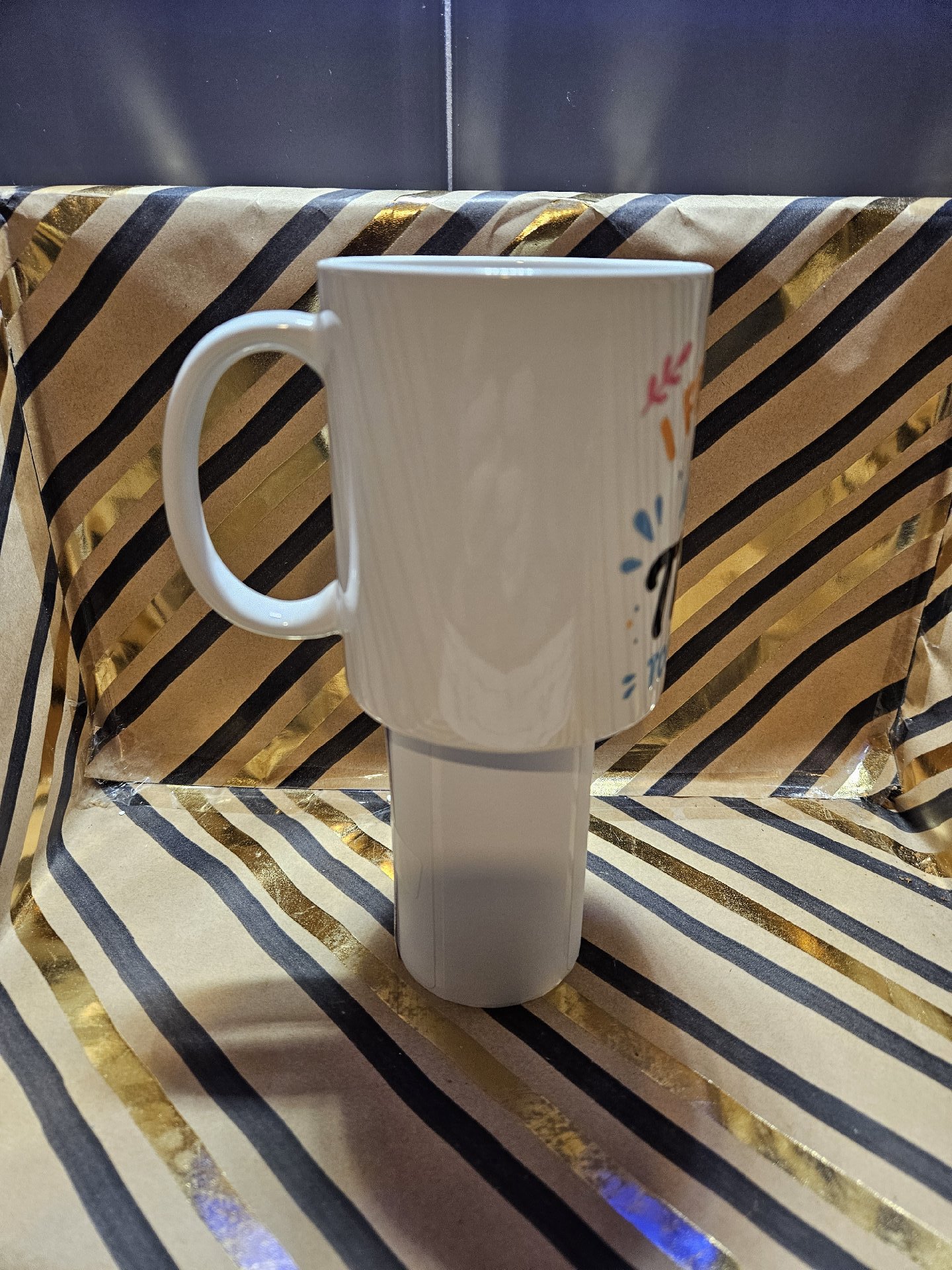 Novelty Ceramic Mug with 'I Feel Like I'm Already Tired Tomorrow' Print, Unbranded, One Size, New condition — preloved on SilentSale®
