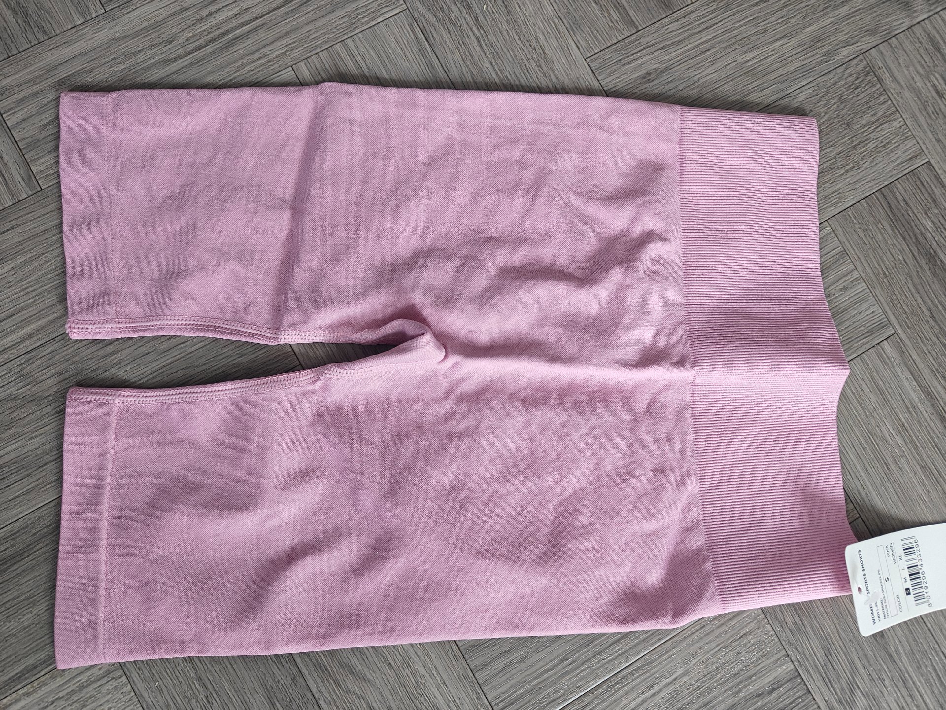 Pink Ruched Back Cycling Shorts – Size S, Unbranded, S, New condition — preloved on SilentSale®