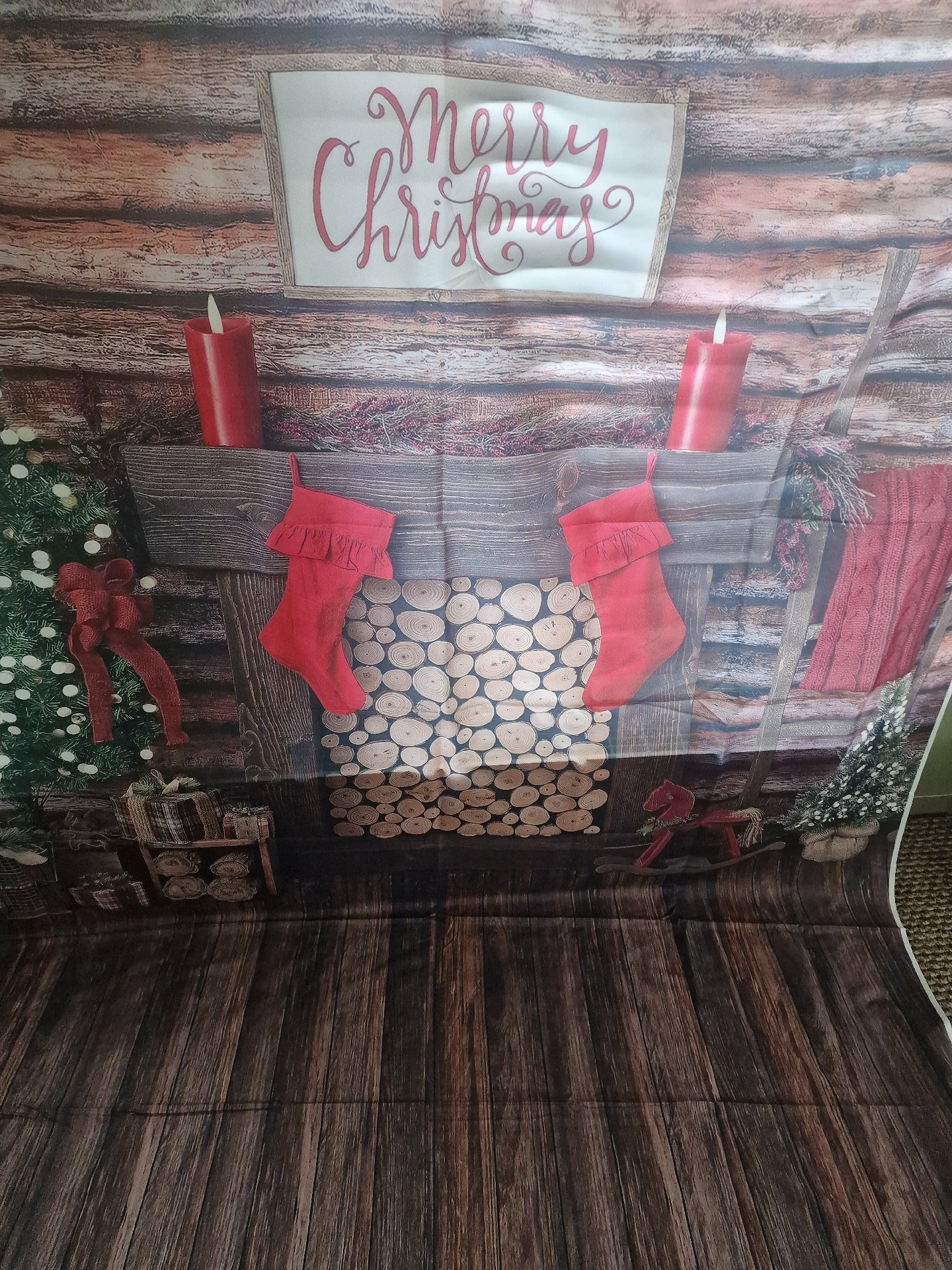 Merry Christmas  Backdrop 5ft x 7ft, Amazon, Extra Large, New condition — preloved on SilentSale®
