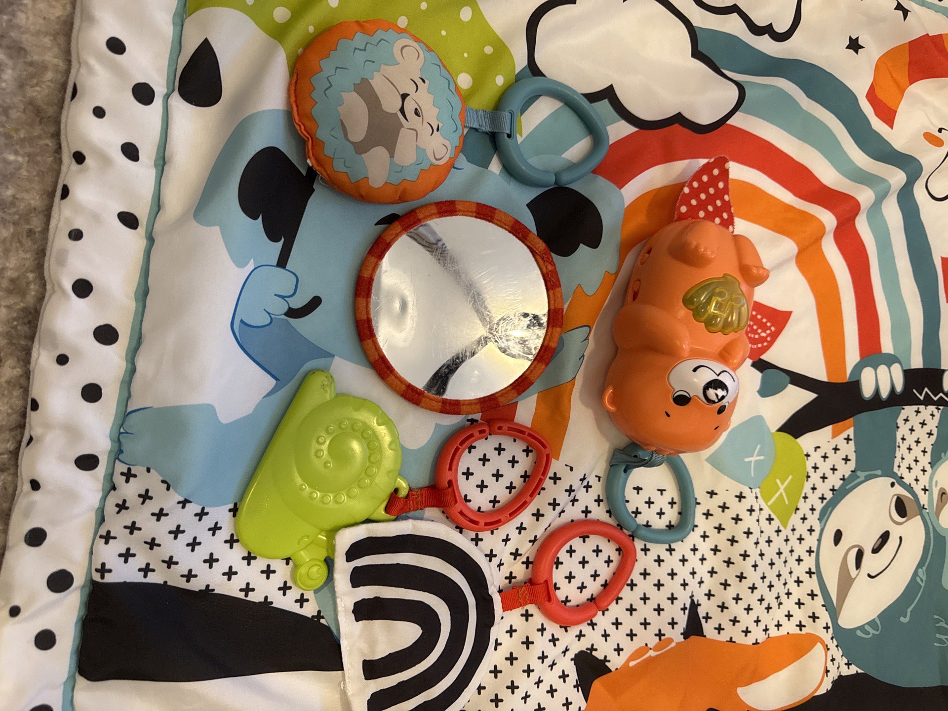 Fisher price Baby Activity Play Gym mat, Fisher-Price, 0-3M, Excellent condition — preloved on SilentSale®