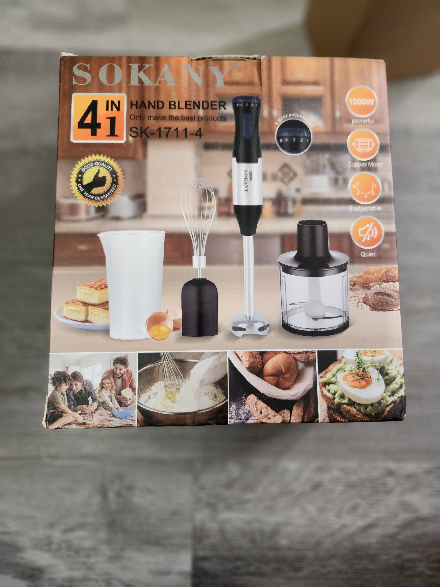Sokany 4-in-1 Hand Blender, Unbranded, One Size, New condition — preloved on SilentSale®