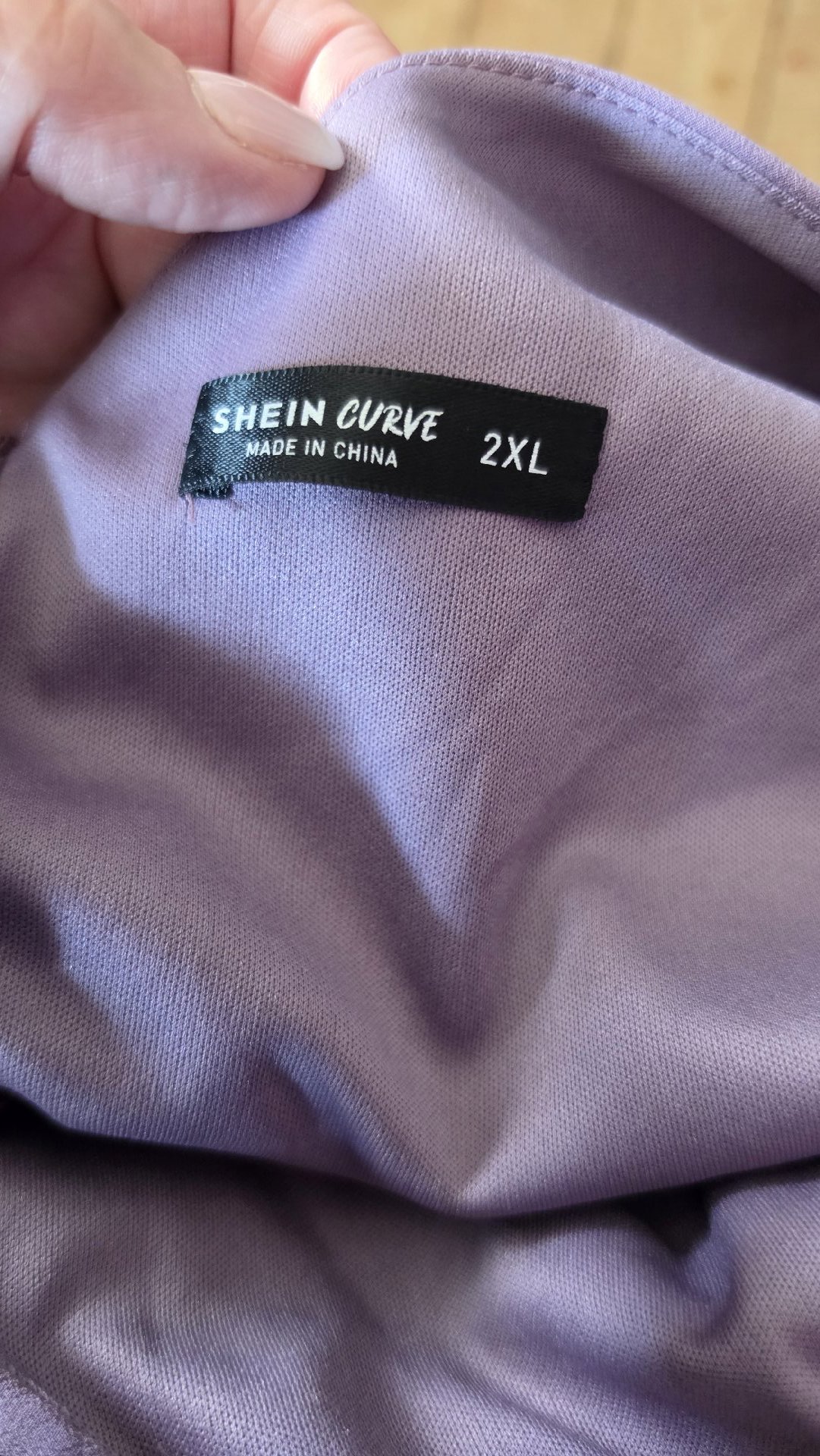 Lilac Chiffon Maxi Dress with Draped Detail, Shein, 20, Excellent condition — preloved on SilentSale®
