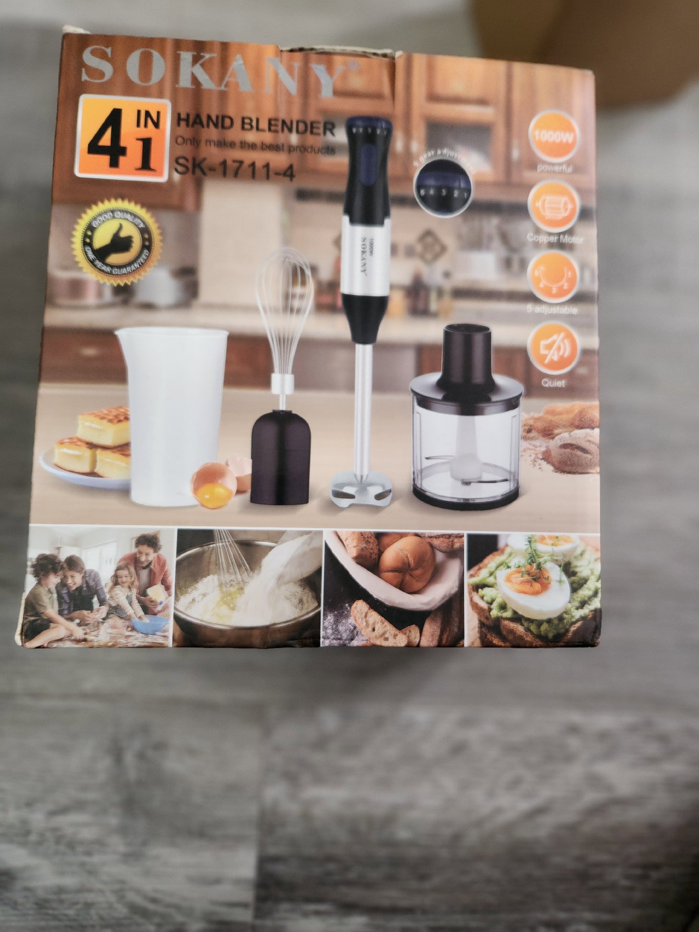 Sokany 4-in-1 Hand Blender, Unbranded, One Size, New condition — preloved on SilentSale®