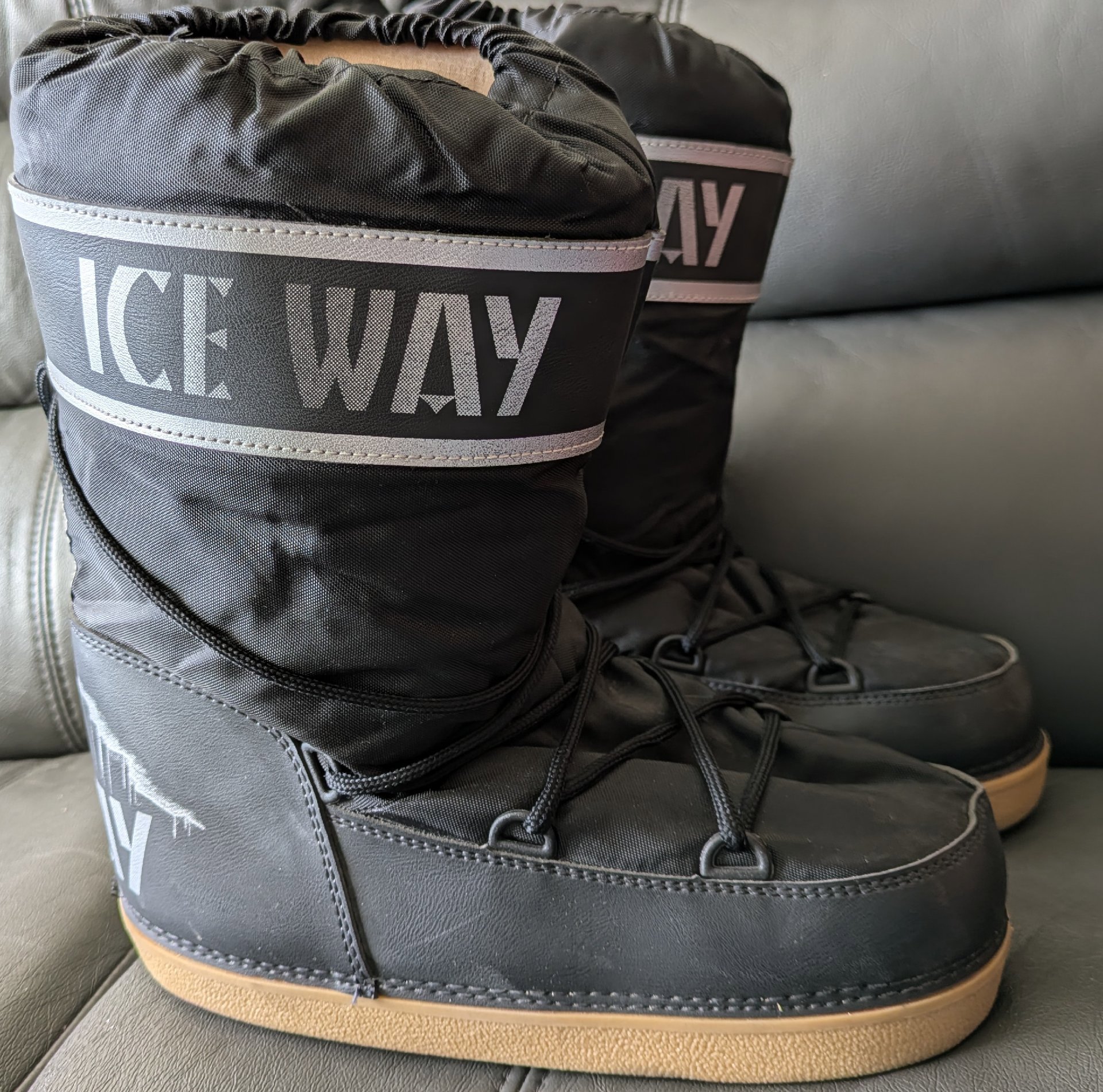 Ice Way Black Winter Snow Boots – UK 7 / EU 40, Ice Way, 7, Excellent condition — preloved on SilentSale®