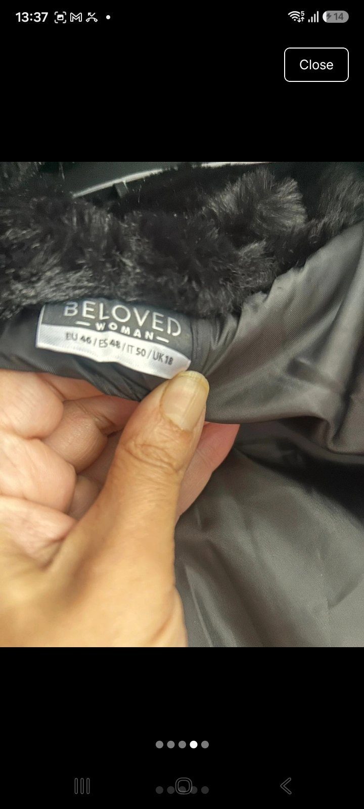 Black Faux Fur Hooded Coat, Beloved Woman, 18, Excellent condition — preloved on SilentSale®