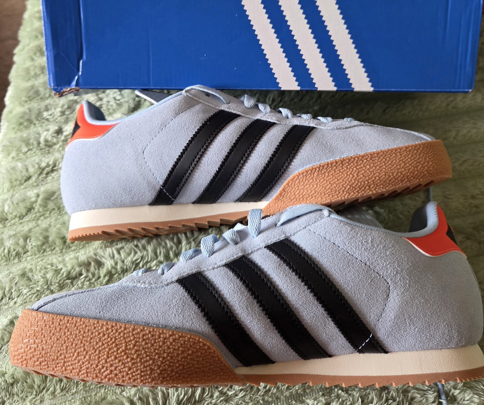 Adidas Samba Light Blue Suede Trainers – UK 9, Adidas, 9, New condition — preloved on SilentSale®