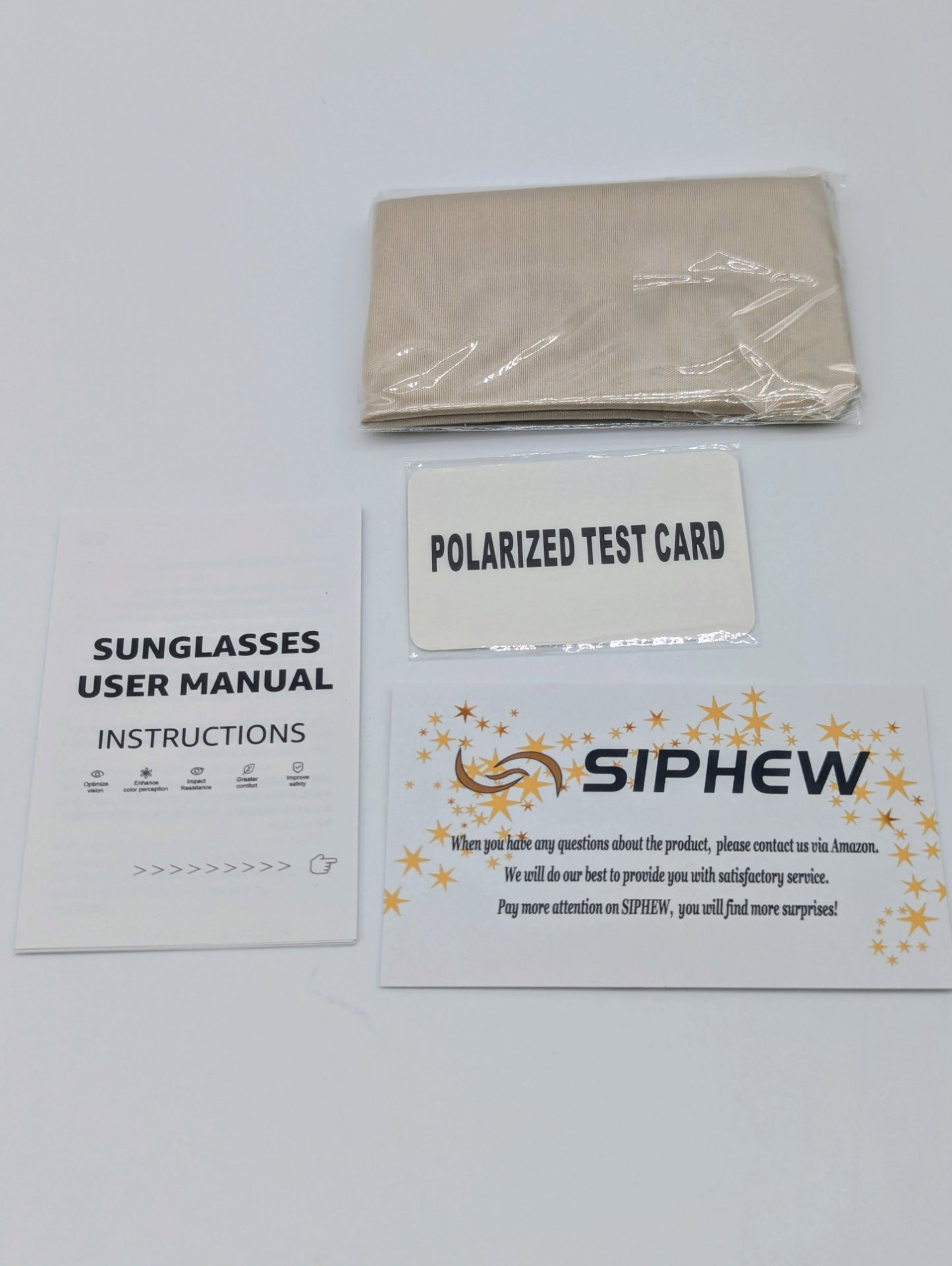 Siphew Black Sunglasses with Patterned Arms, Siphew, One Size, New condition — preloved on SilentSale®
