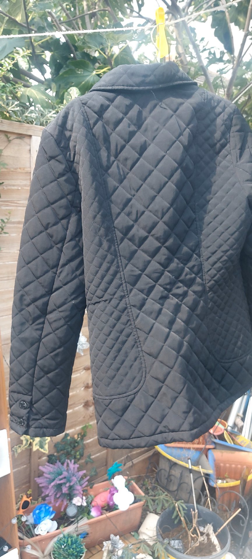 Calvin Klein Black Quilted Jacket – Size S, Calvin Klein, S, Excellent condition — preloved on SilentSale®