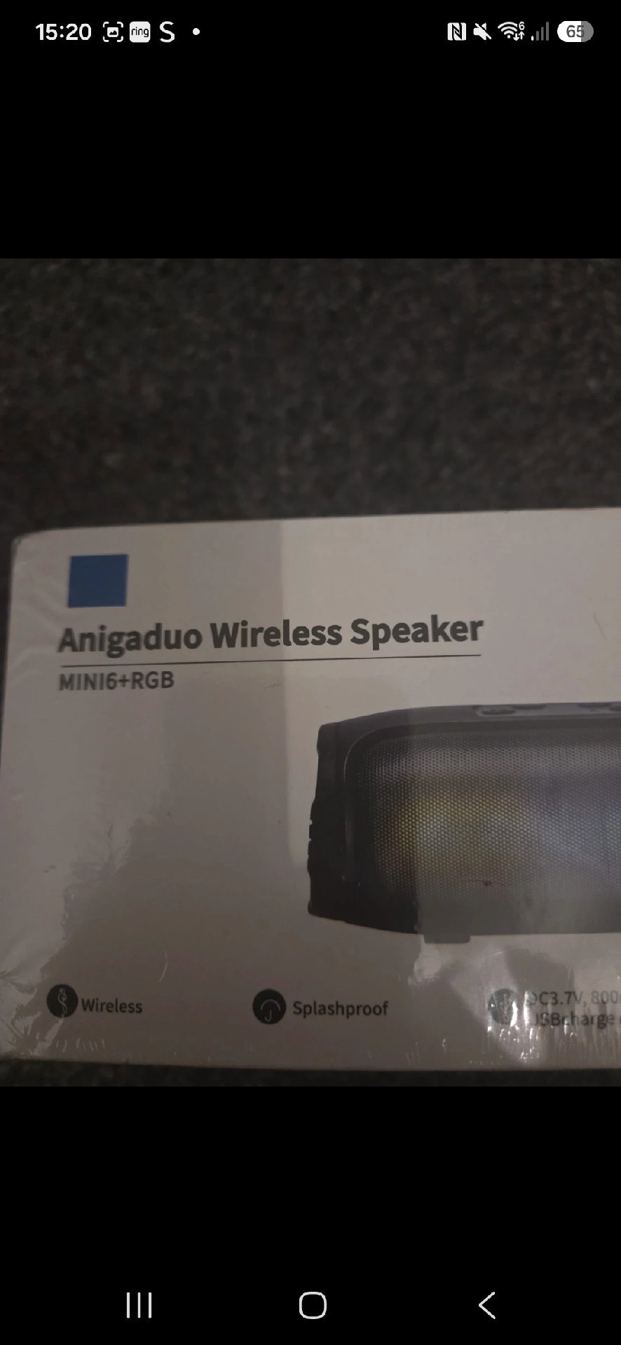 Anigaduo Wireless Speaker MINI6+RGB Splashproof, Anigaduo, One Size, New condition — preloved on SilentSale®