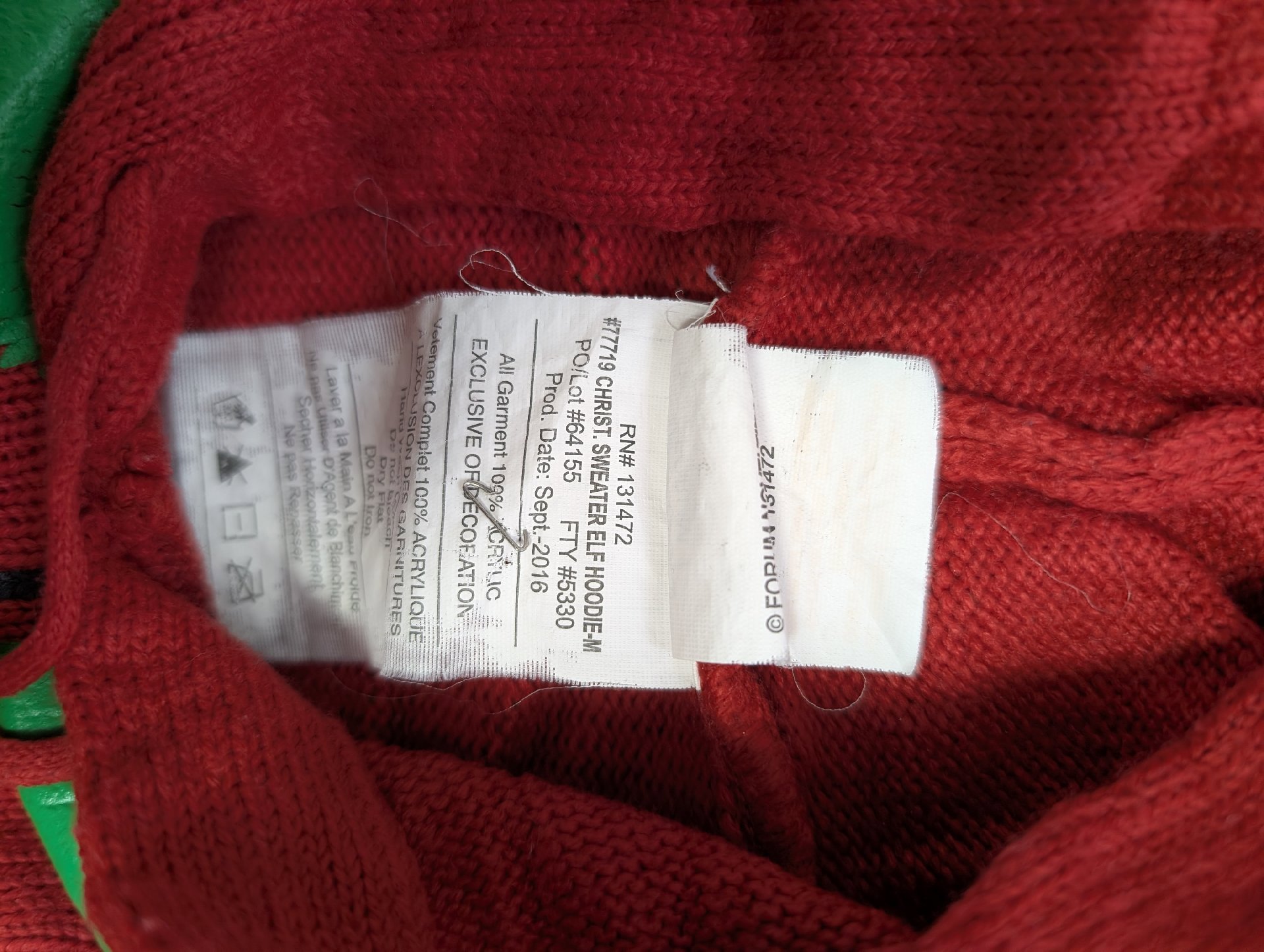 Christmas Elf Hooded Sweater Jumper Medium, e.l.f., M, Excellent condition — preloved on SilentSale®