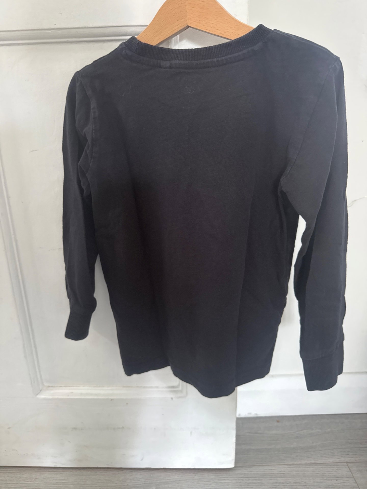 Next Black Long Sleeve Top, Next, 5-6 years, Good condition — preloved on SilentSale®