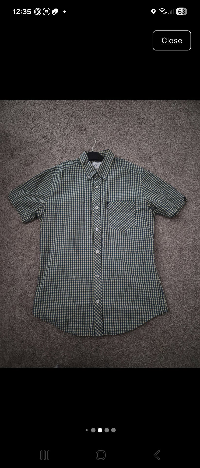 Ben Sherman Green Check Short Sleeve Shirt – Size S, Ben Sherman, S, New condition — preloved on SilentSale®