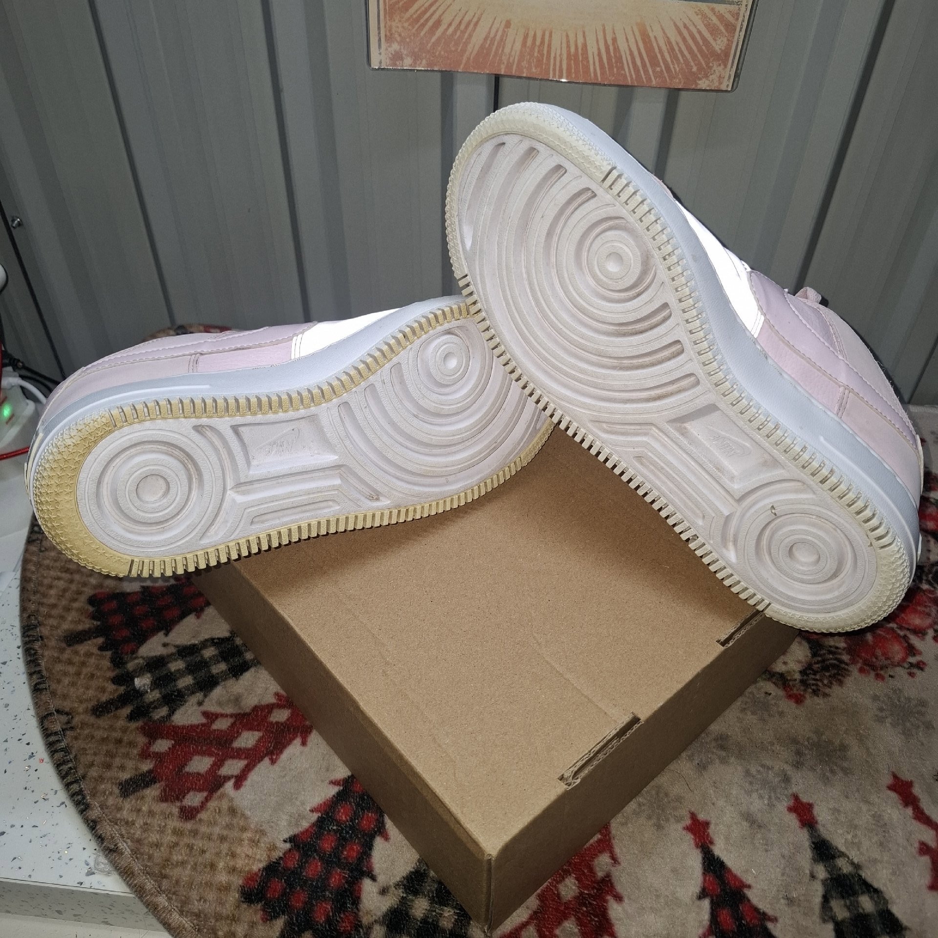 Nike Airforce Pink and White Trainers, Nike, 6, Excellent condition — preloved on SilentSale®