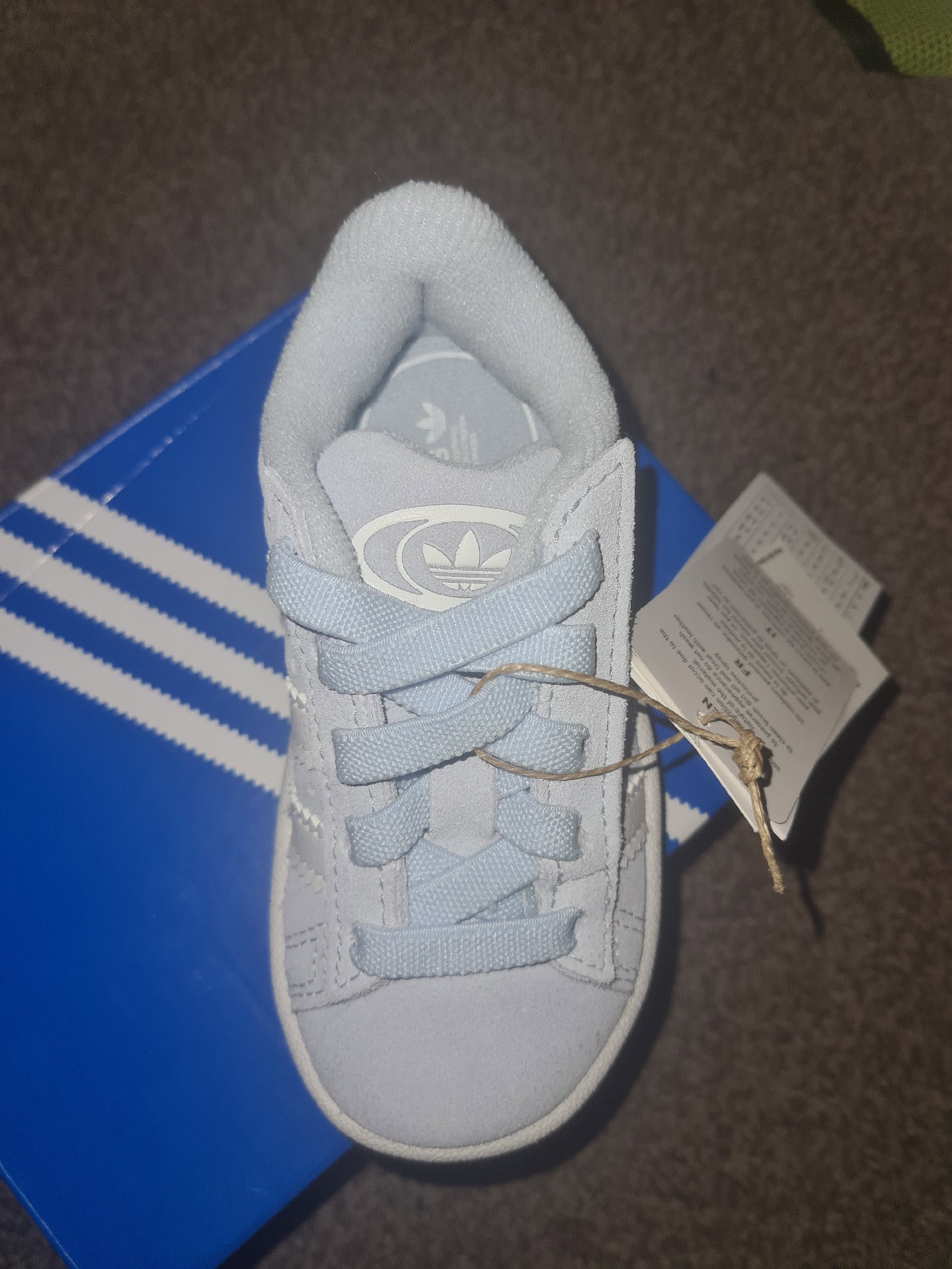 Adidas Campus 00s CF EL I Light Blue Trainers – UK 8, Adidas, 8, New condition — preloved on SilentSale®