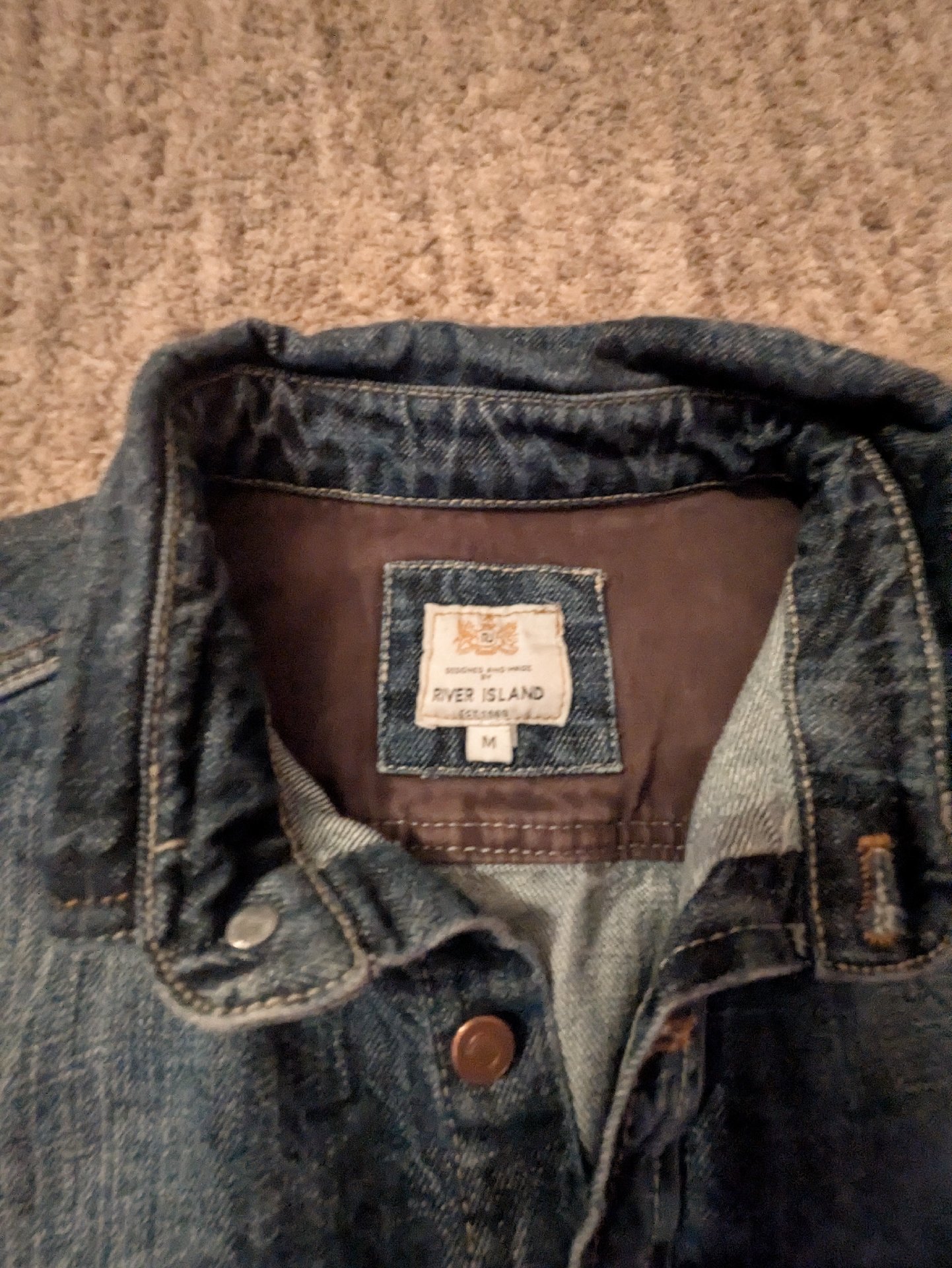 River Island Denim Shirt Jacket, River Island, M, Excellent condition — preloved on SilentSale®