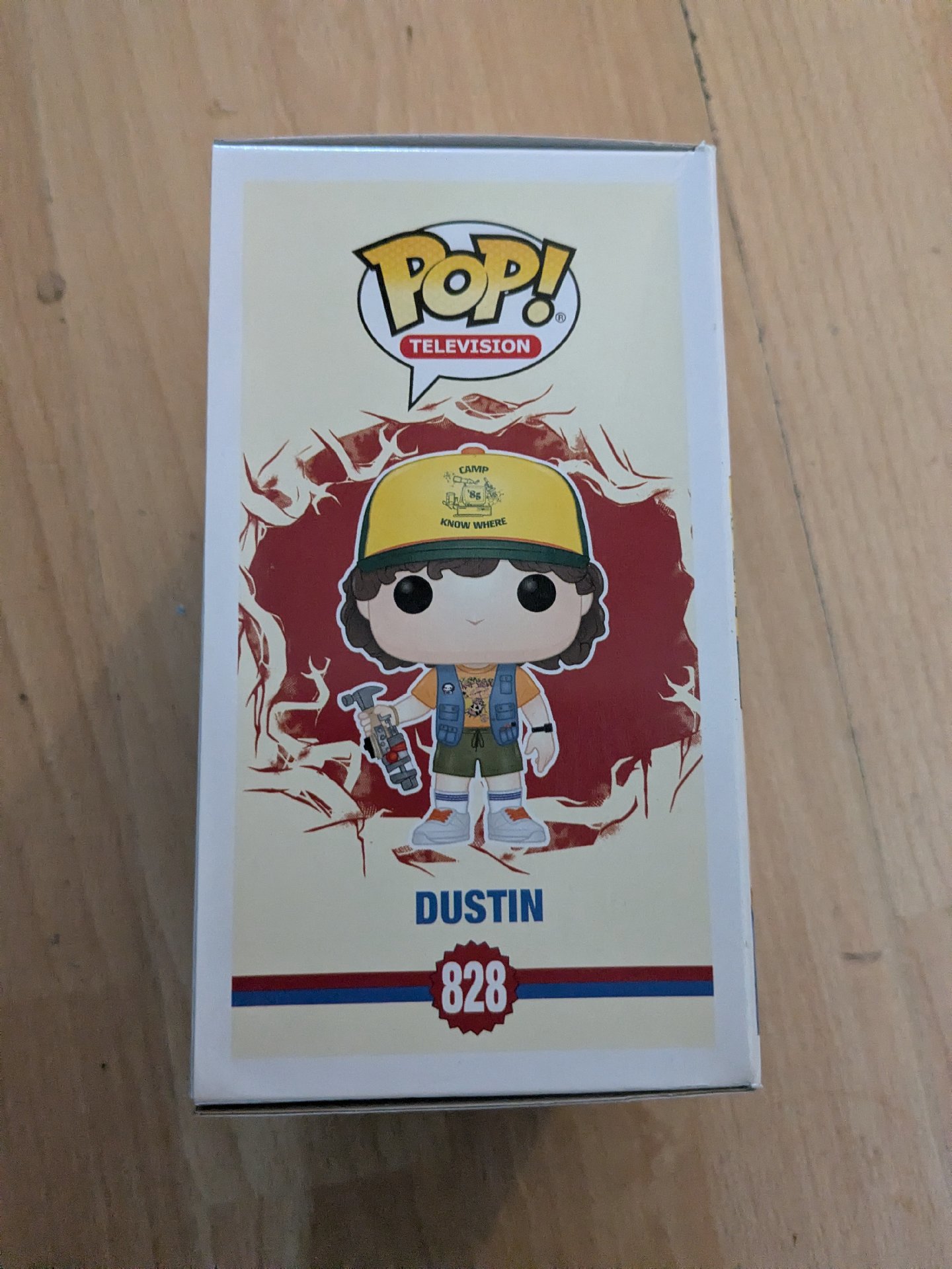 Funko Pop Stranger Things Dustin Vinyl Figure #828 Special Edition, Funko, Small, New condition — preloved on SilentSale®