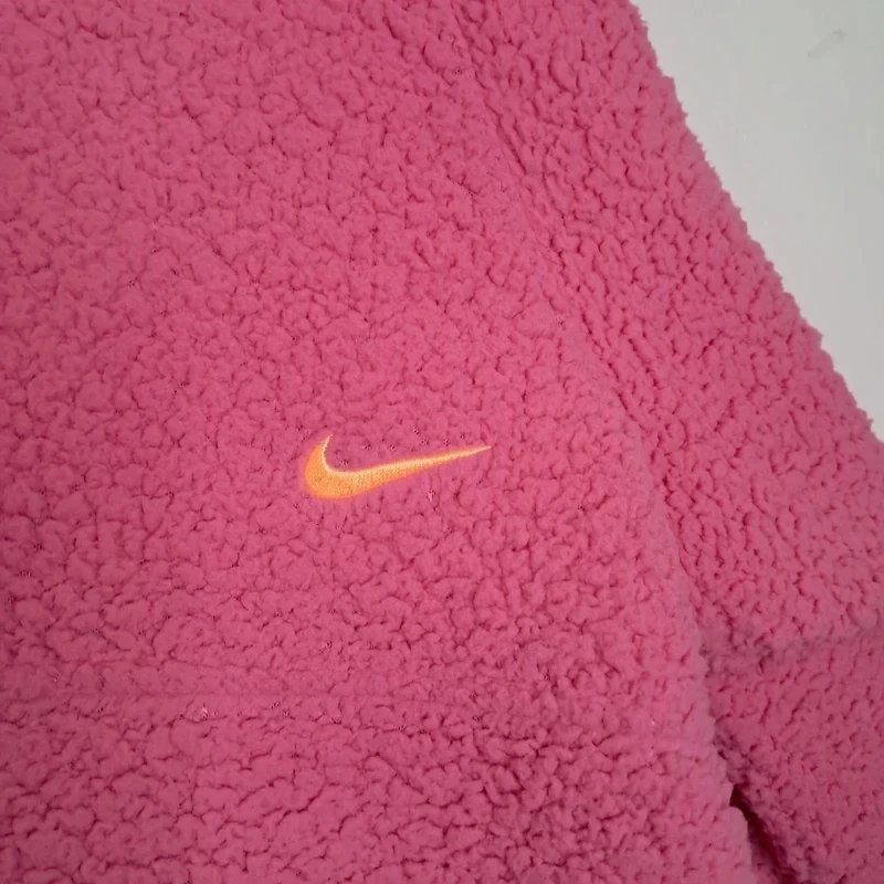 Nike Therma-FIT Pink High-Pile Sherpa Fleece Pullover Hoodie XXL, Nike, XXL, Excellent condition — preloved on SilentSale®