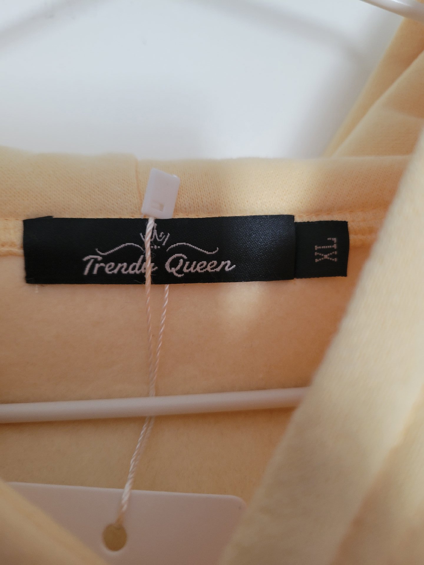 Trendy Queen Yellow Oversized Hoodie XL, Trendy Queen, XL, New condition — preloved on SilentSale®