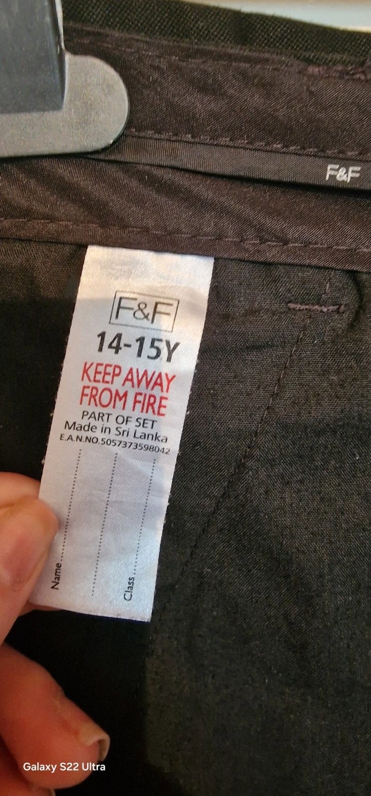 Girls trousers, F&F, 15 years / 170 cm, Excellent condition — preloved on SilentSale®