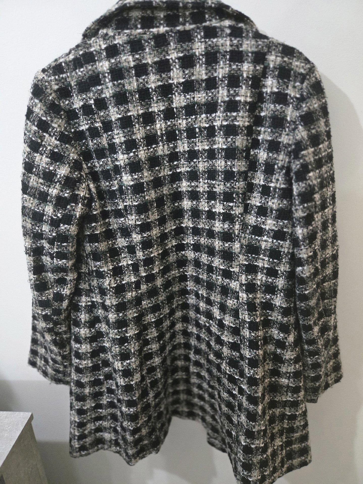 George Black and White Checked Coat – UK 10, George, 10, Excellent condition — preloved on SilentSale®