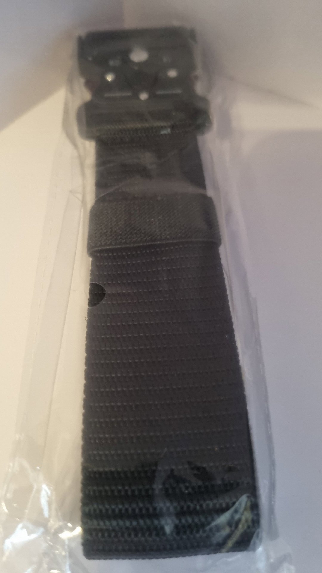 Black Tactical Nylon Belt with Metal Bucklemen, Unbranded, 48", New condition — preloved on SilentSale®
