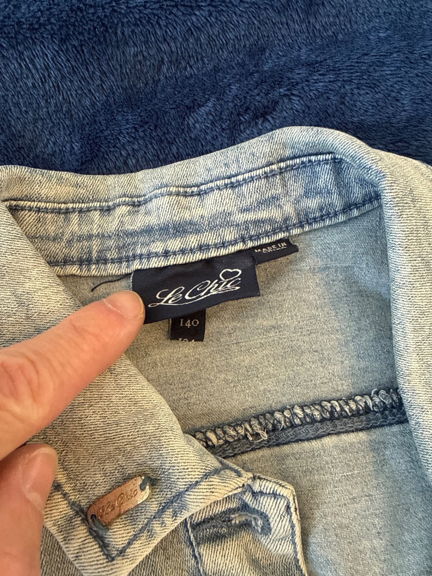 Light Blue Denim Jacket girls, Unbranded, 10 years, Good condition — preloved on SilentSale®