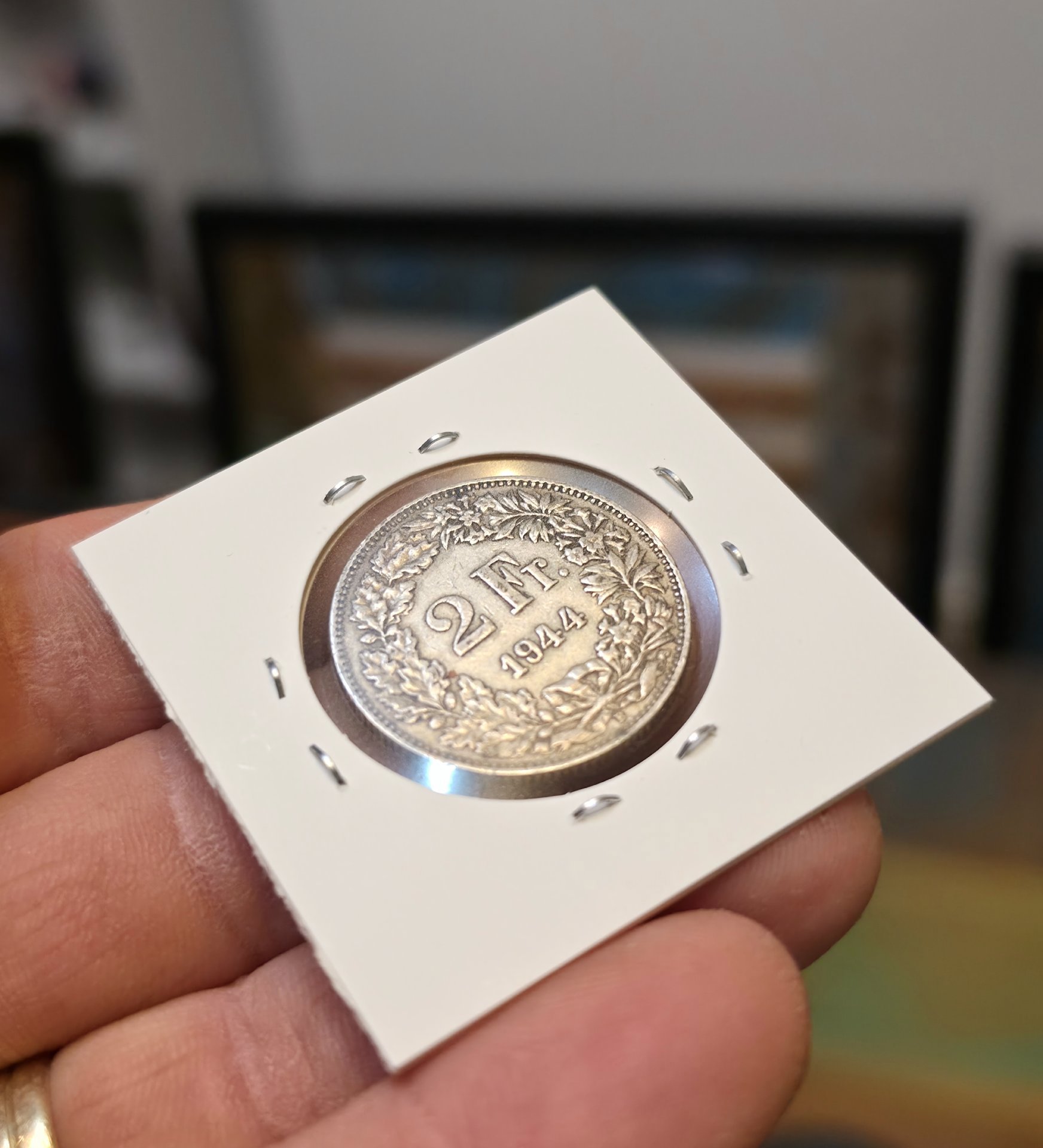 Lot Of 2 Switzerland Silver835 2 Francs 1948 And 1944 In XF /AU Condition, Unbranded, One Size, Like New condition — preloved on SilentSale®