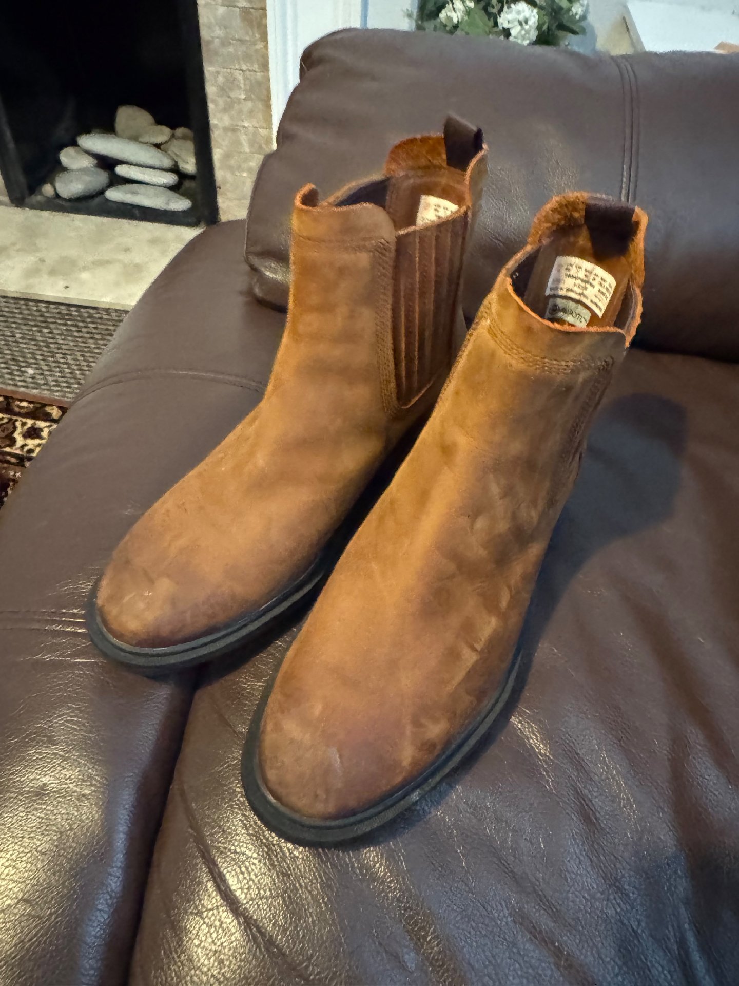 Timberland Brown Nubuck Chelsea Boots – UK 7 / EU 40, Timberland, 7, Good condition — preloved on SilentSale®