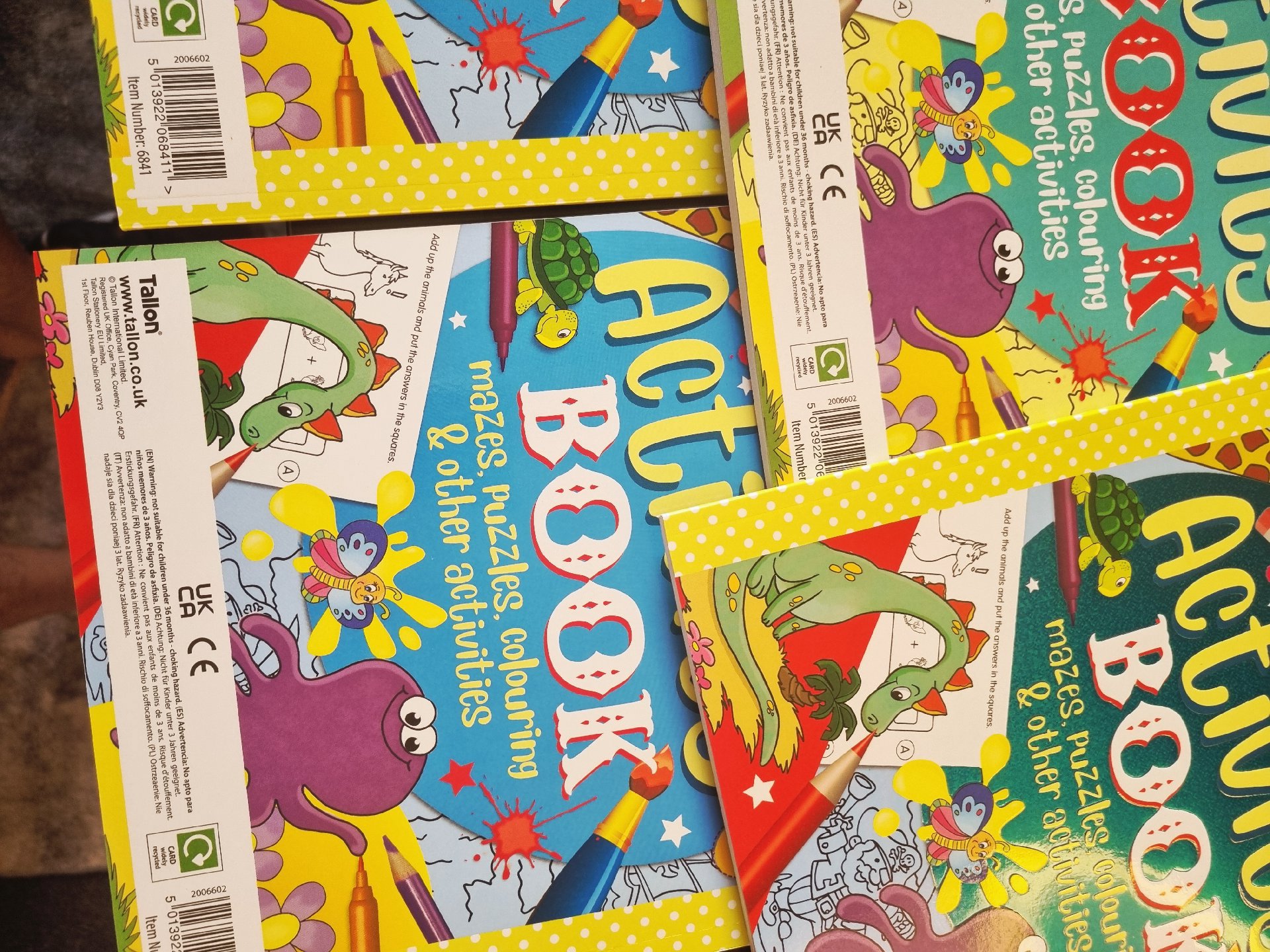 Activity books for kids, Tallon, Small, New condition — preloved on SilentSale®
