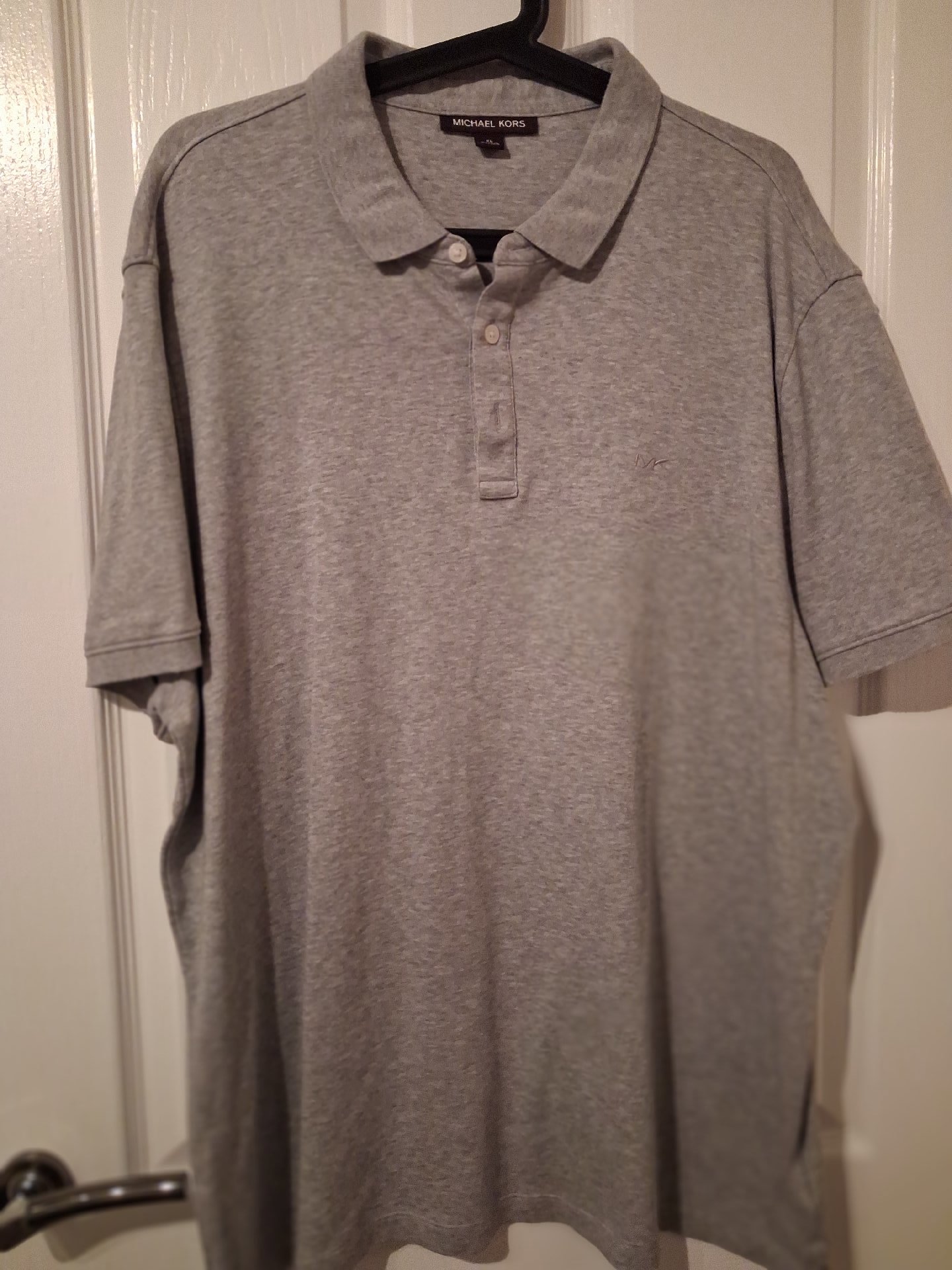 Michael Kors Grey Polo Shirt –, Michael Kors, XL, Good condition — preloved on SilentSale®
