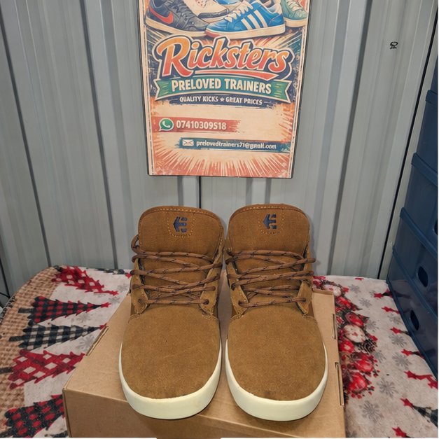 Etnies Men's Jefferson Mid SMU Brown Trainers UK 6, Etnies, 6, Excellent condition — preloved on SilentSale®